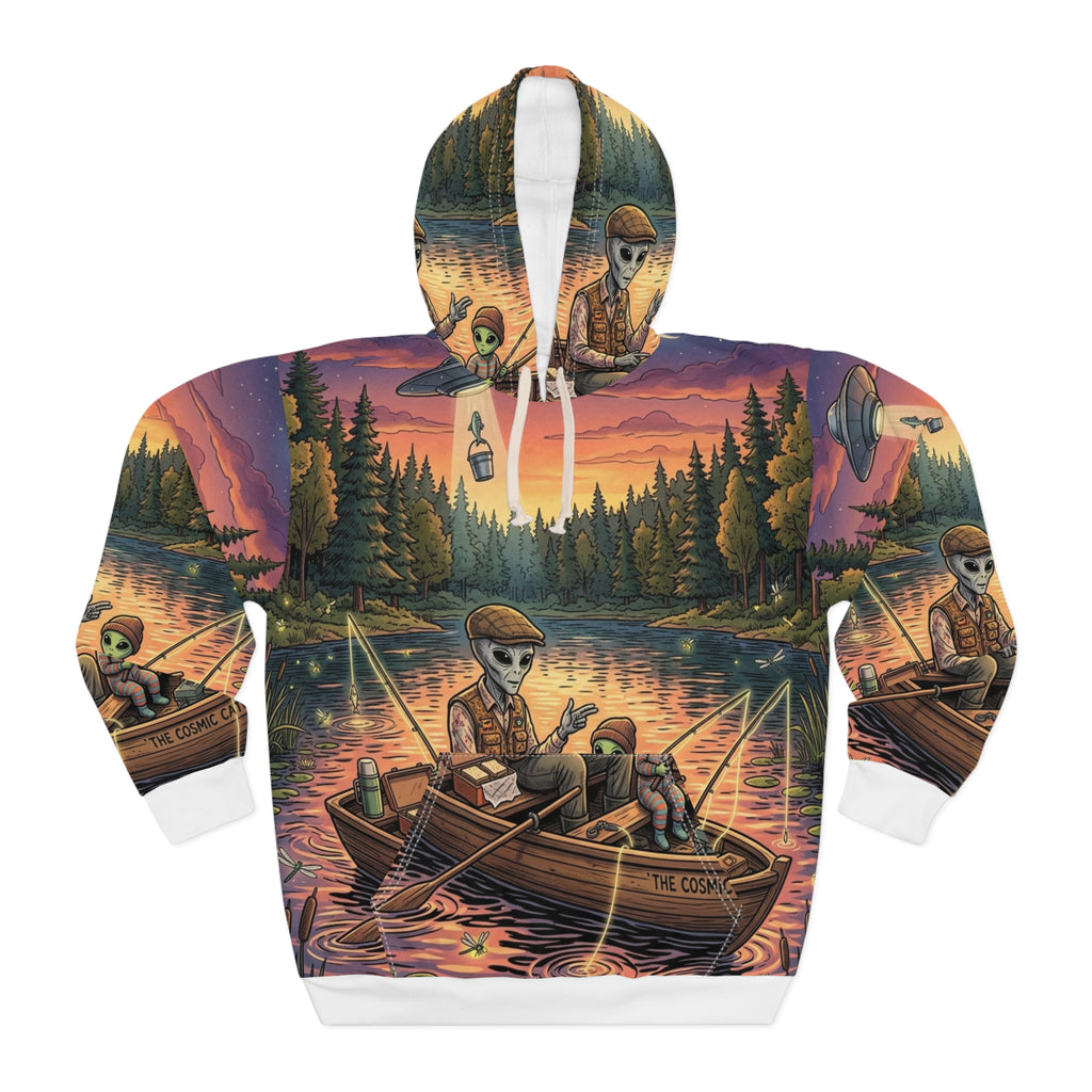 Fishing With Grandpa — All-Over Print Hoodie