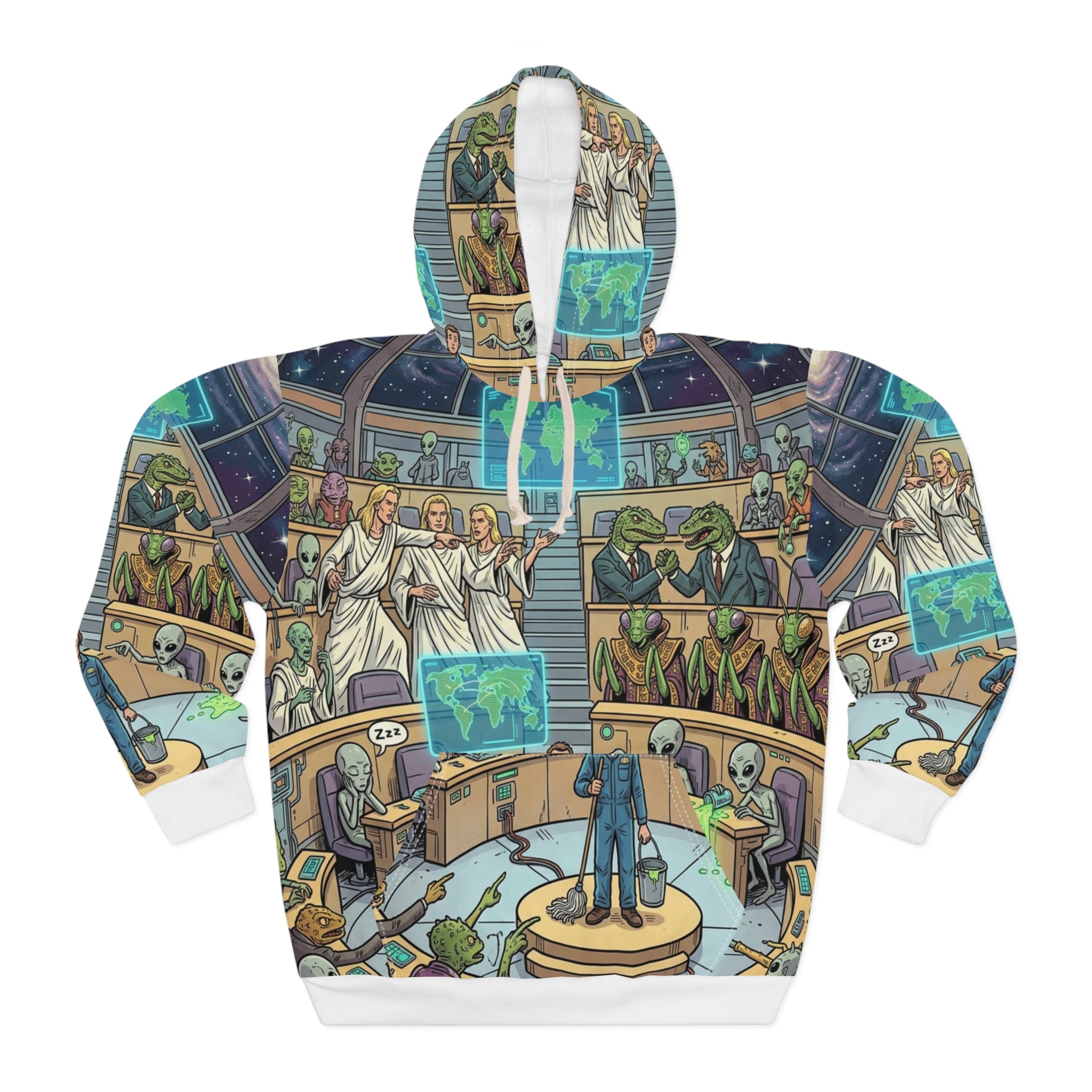 The Galactic Council — All-Over Print Hoodie