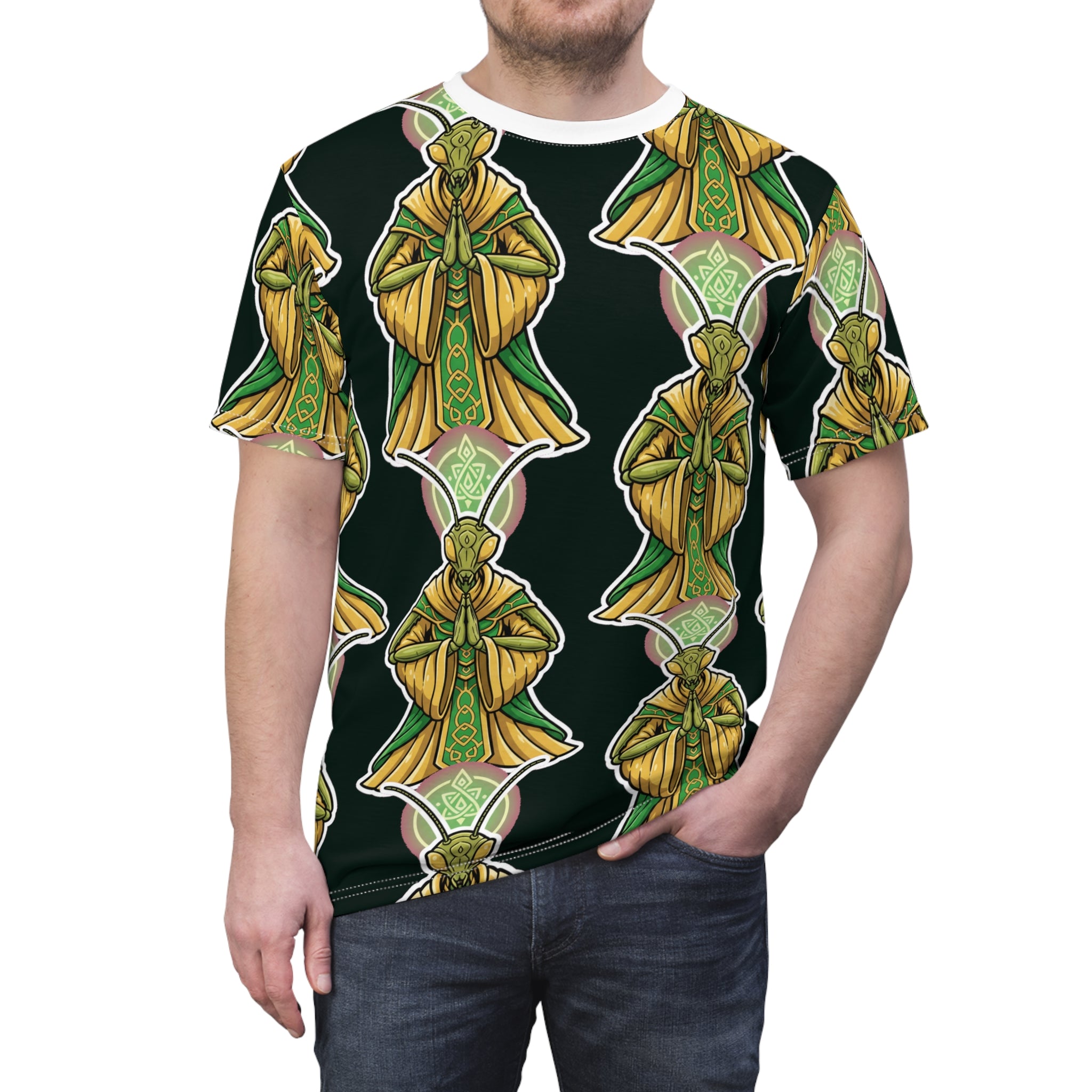 Mantis Priest — All-Over Print Tee
