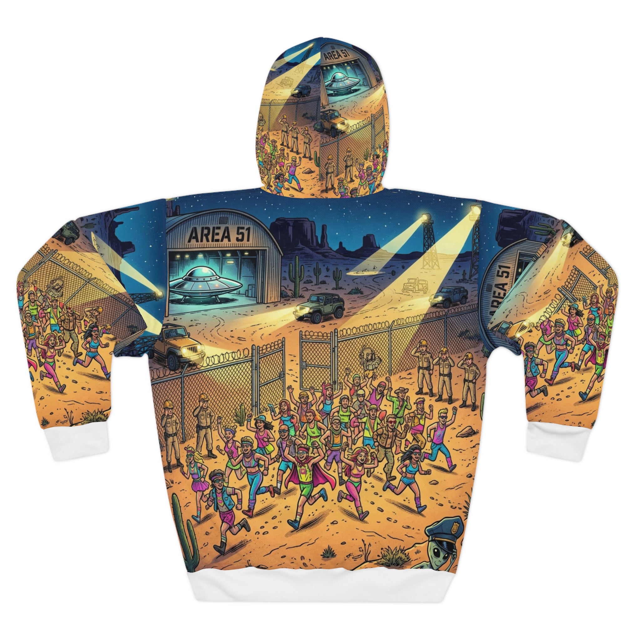 The Area 51 Raid — All-Over Print Hoodie