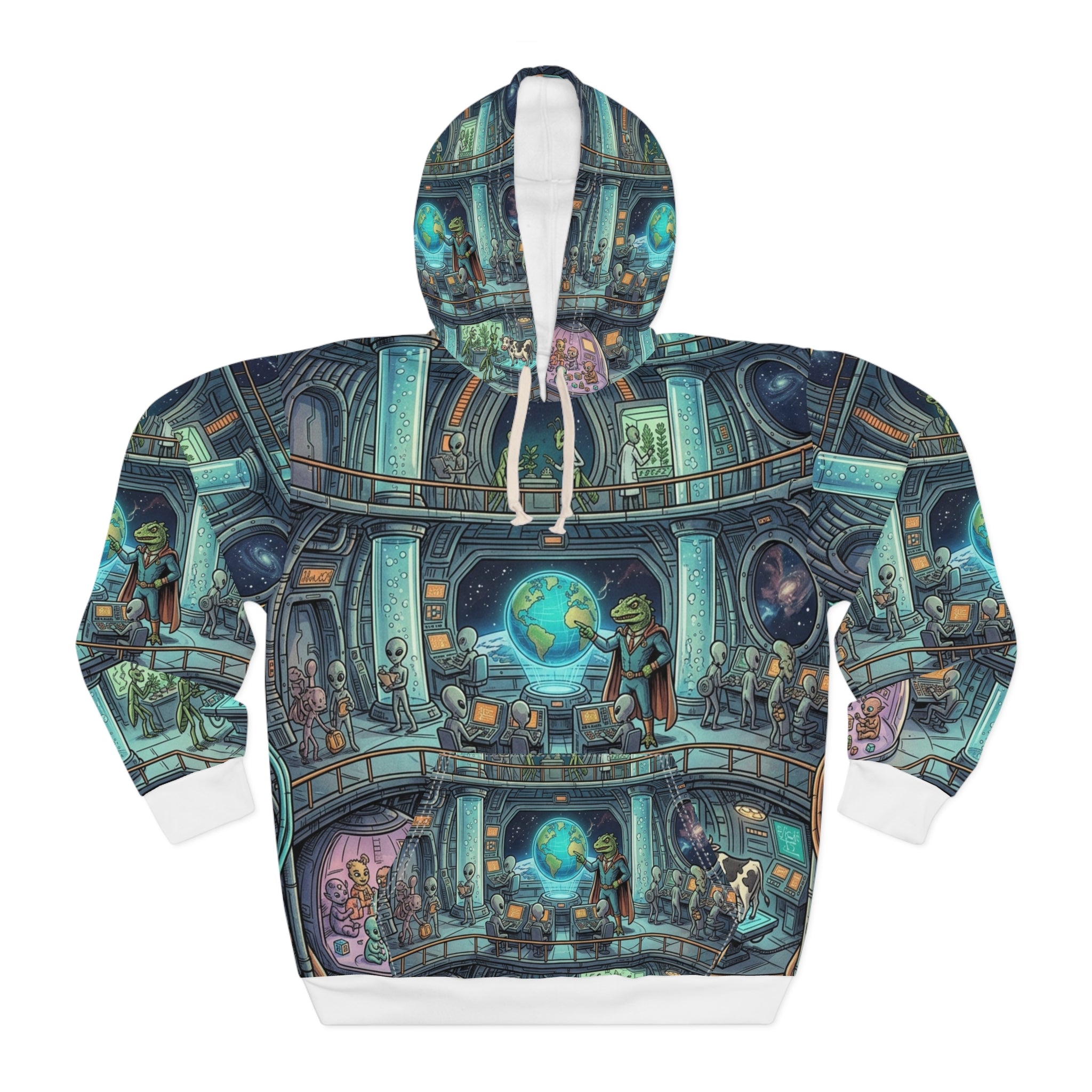 Inside the Mothership — All-Over Print Hoodie