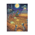 The Crop Circle Crew — Velveteen Plush Blanket