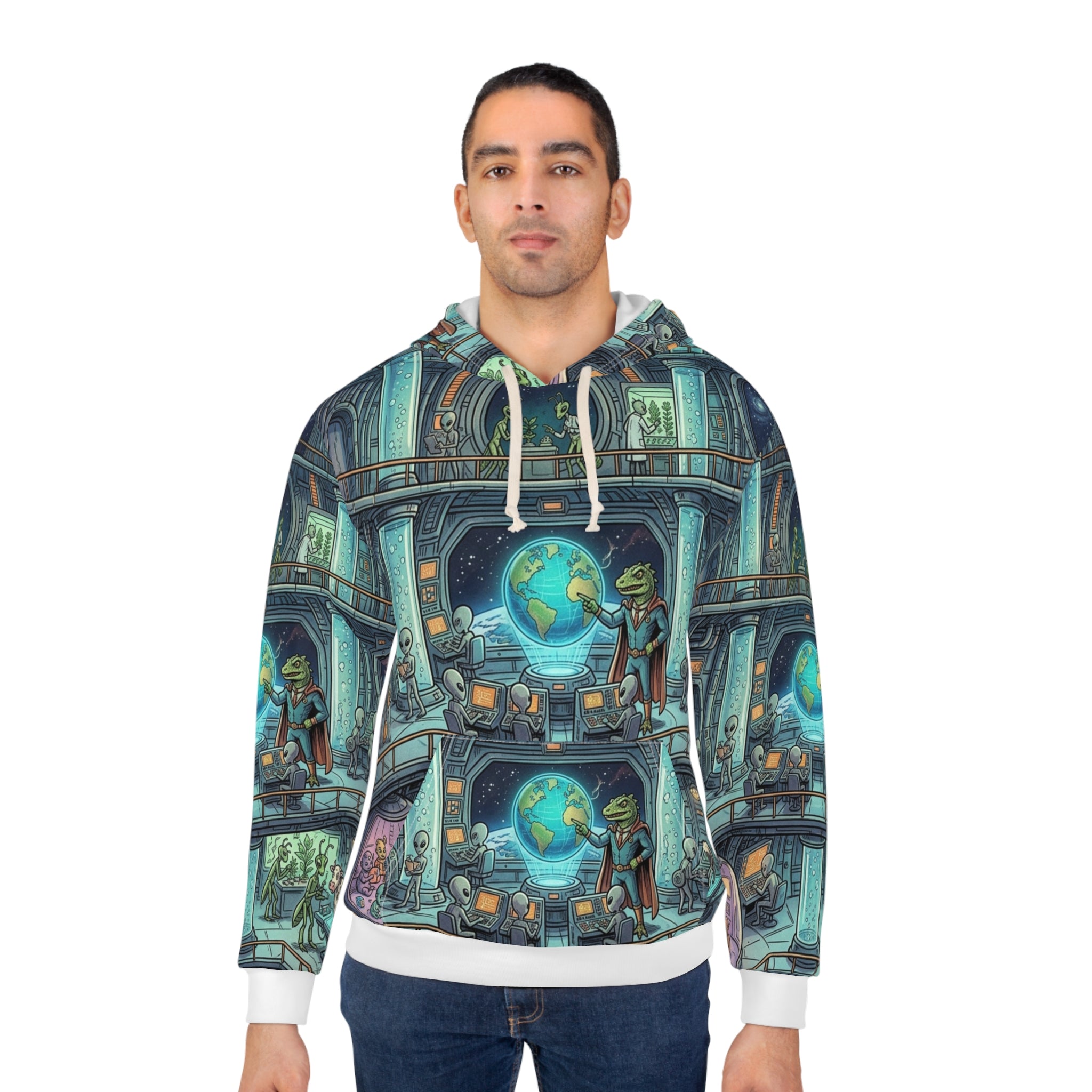 Inside the Mothership — All-Over Print Hoodie