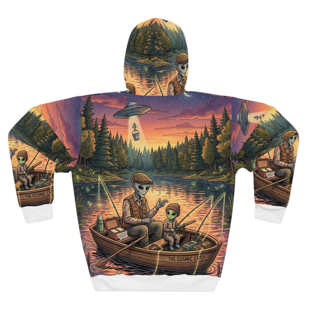 Fishing With Grandpa — All-Over Print Hoodie