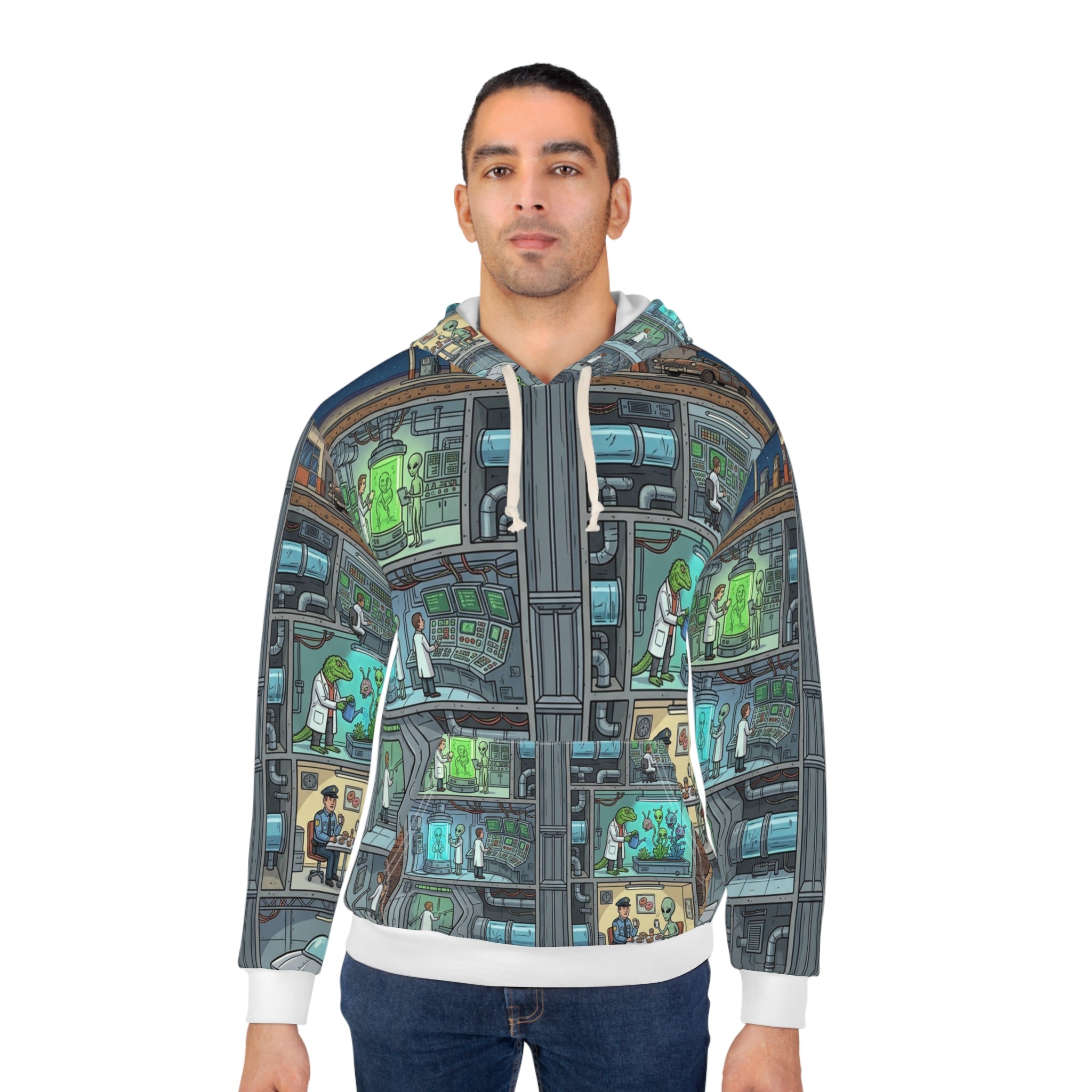 The Underground Base — All-Over Print Hoodie