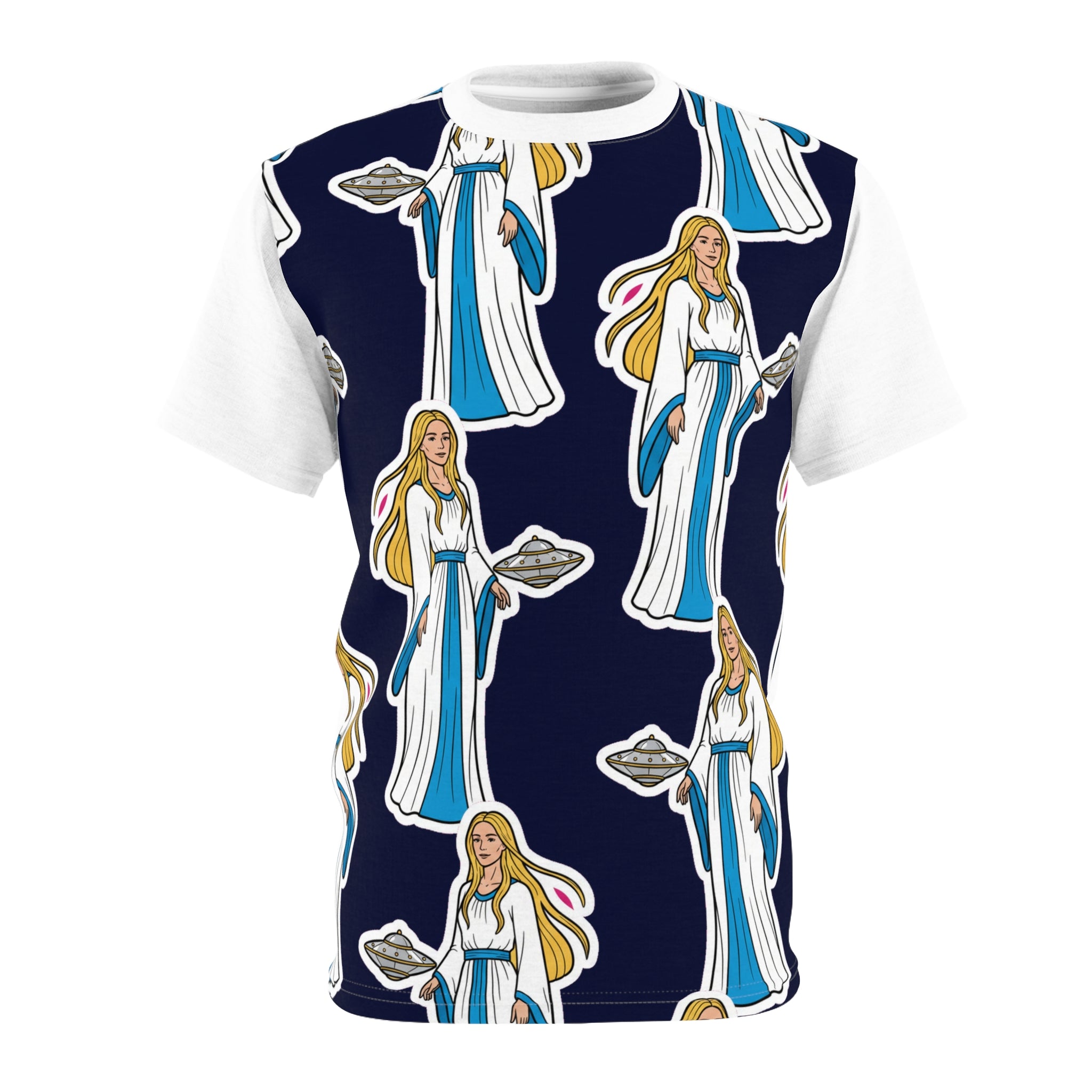 Pleiadian Beamship — All-Over Print Tee