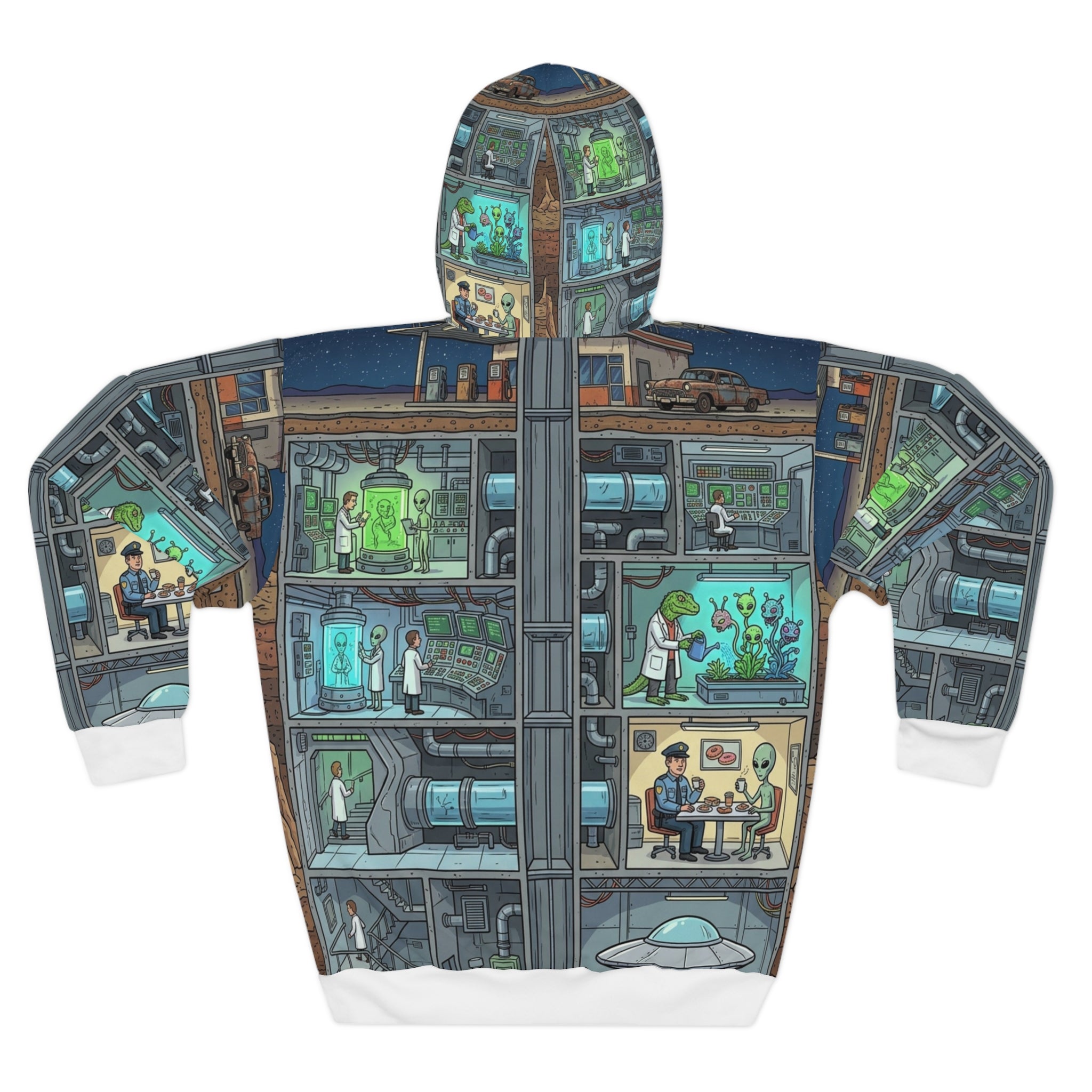The Underground Base — All-Over Print Hoodie