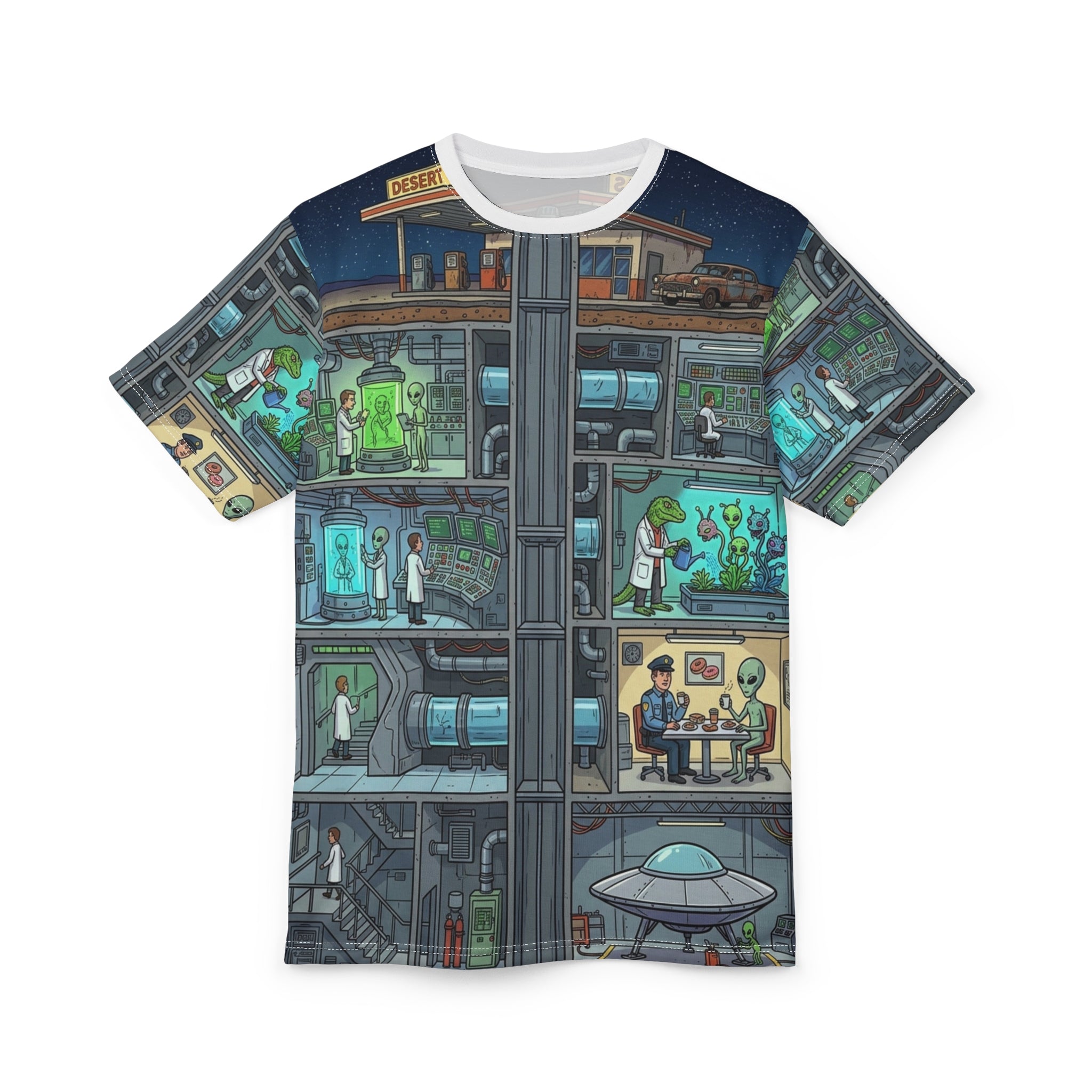 The Underground Base — All-Over Print Tee