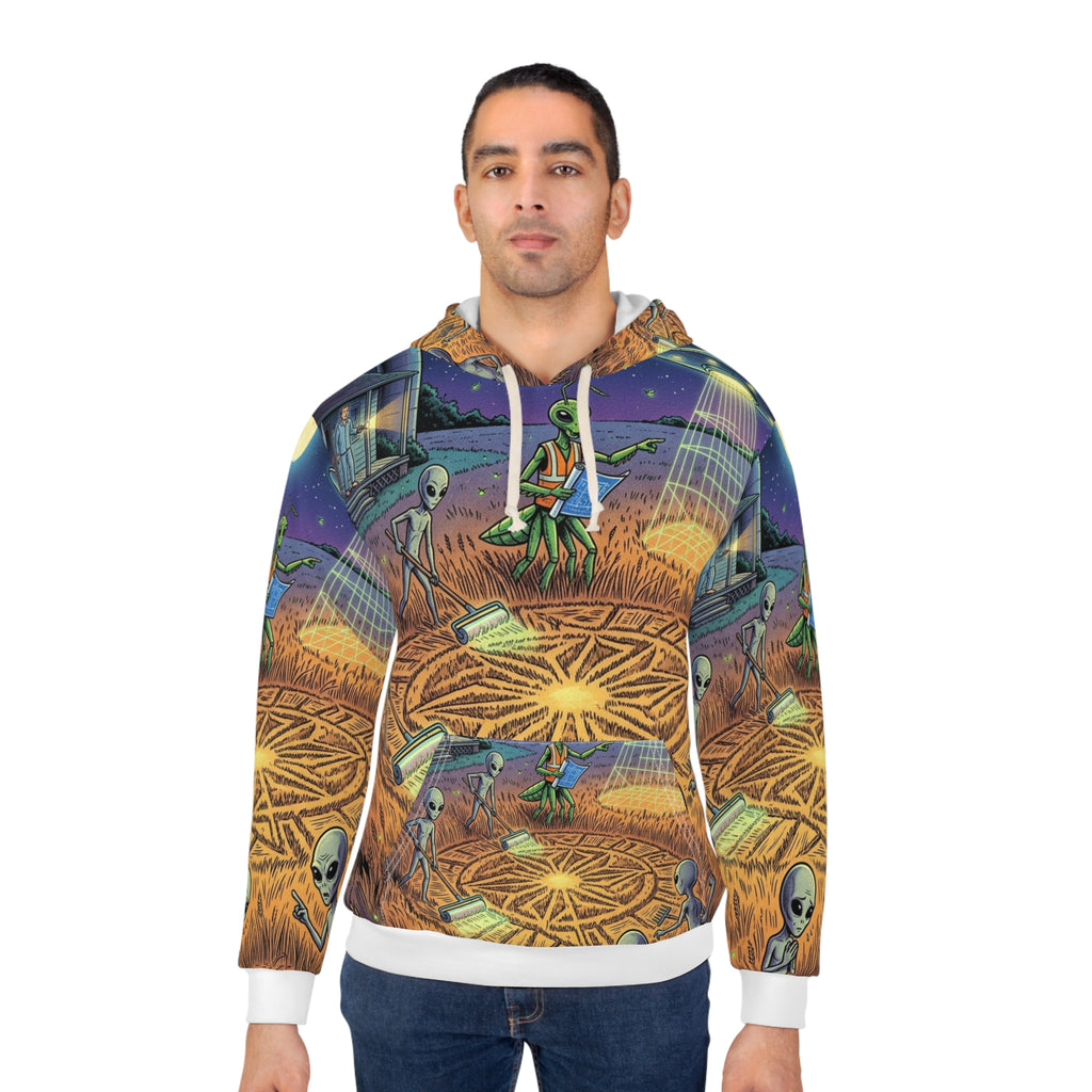 The Crop Circle Crew — All-Over Print Hoodie