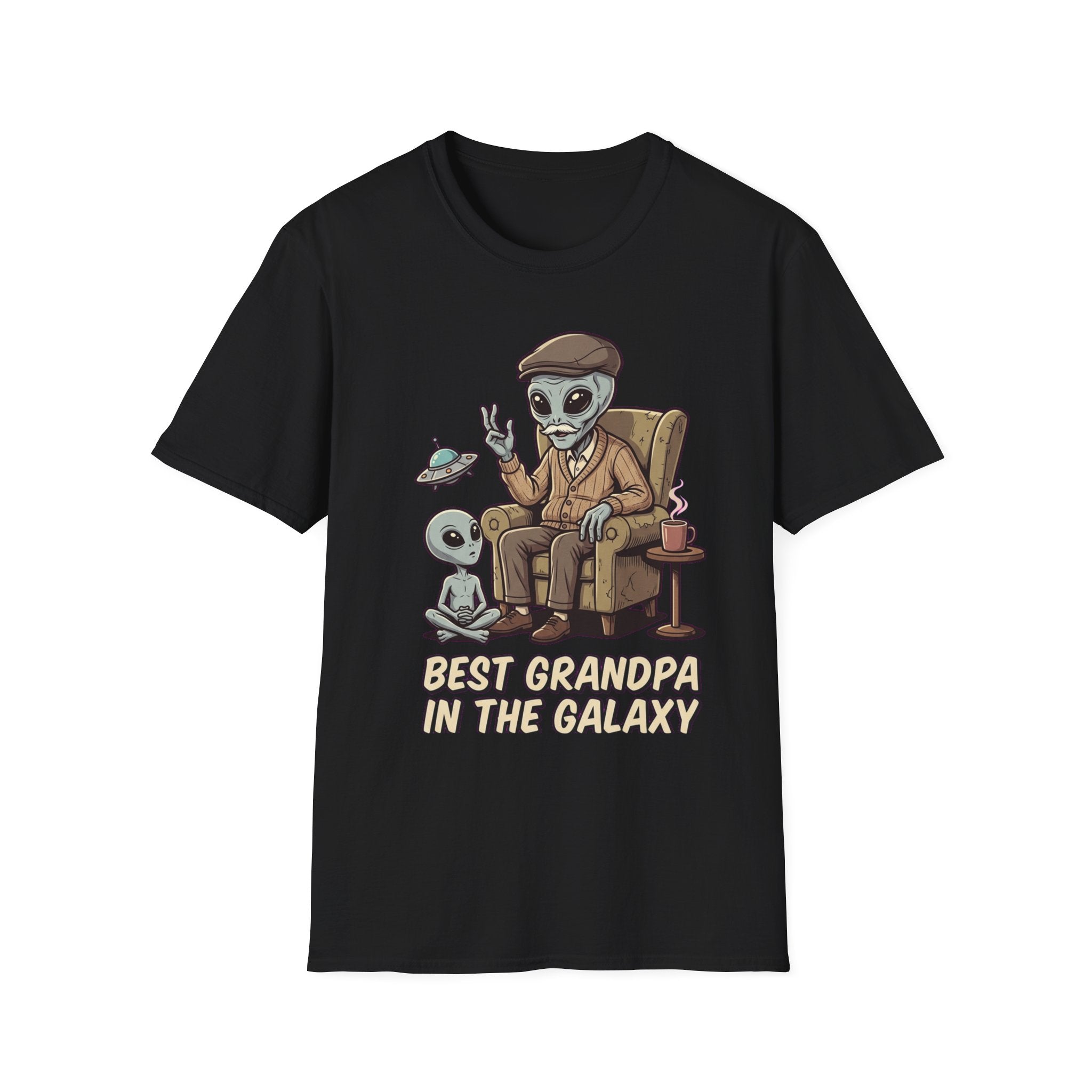 Best Grandpa In The Galaxy Tee
