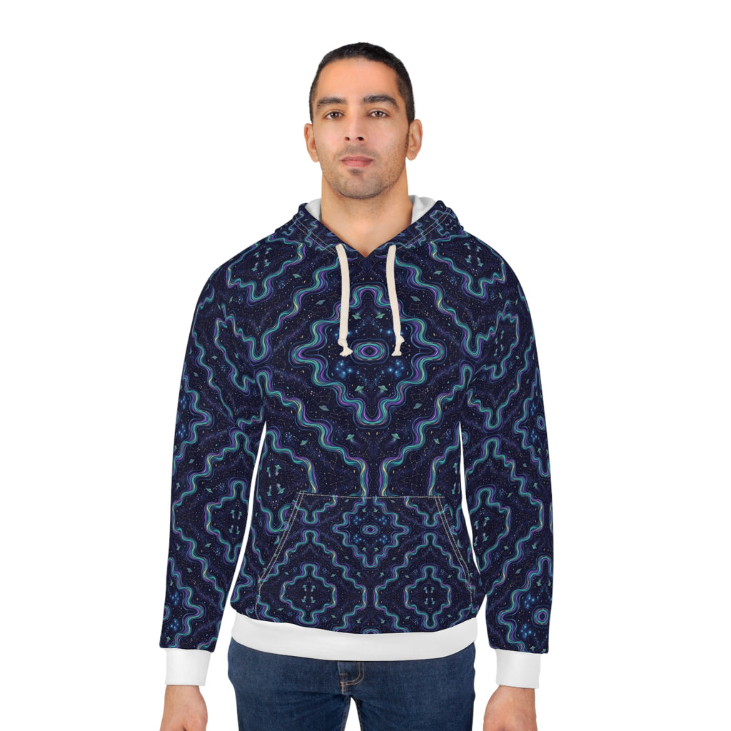 Pleiadian Aurora — All-Over Print Hoodie
