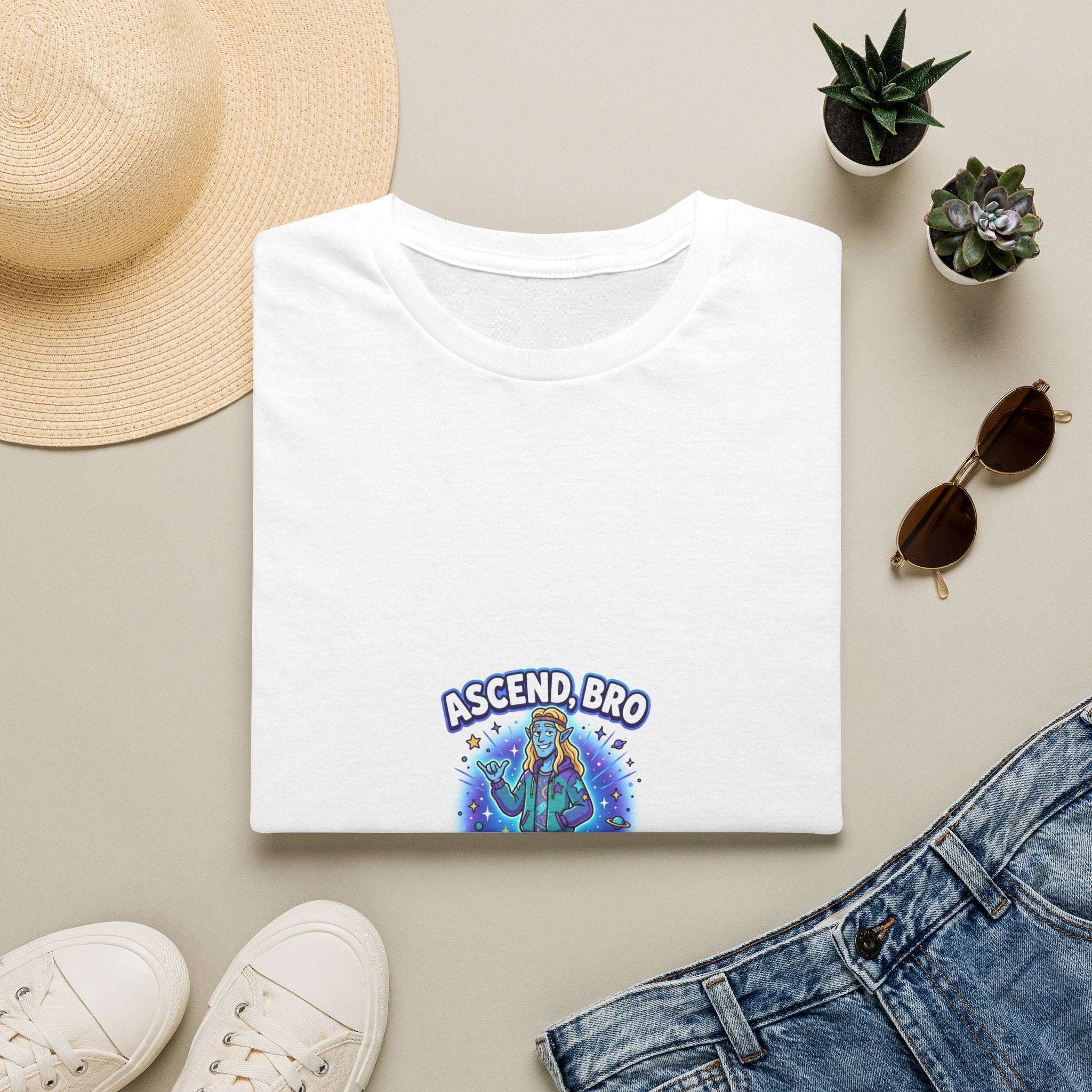 Ascend, Bro — Nordic Alien Tee