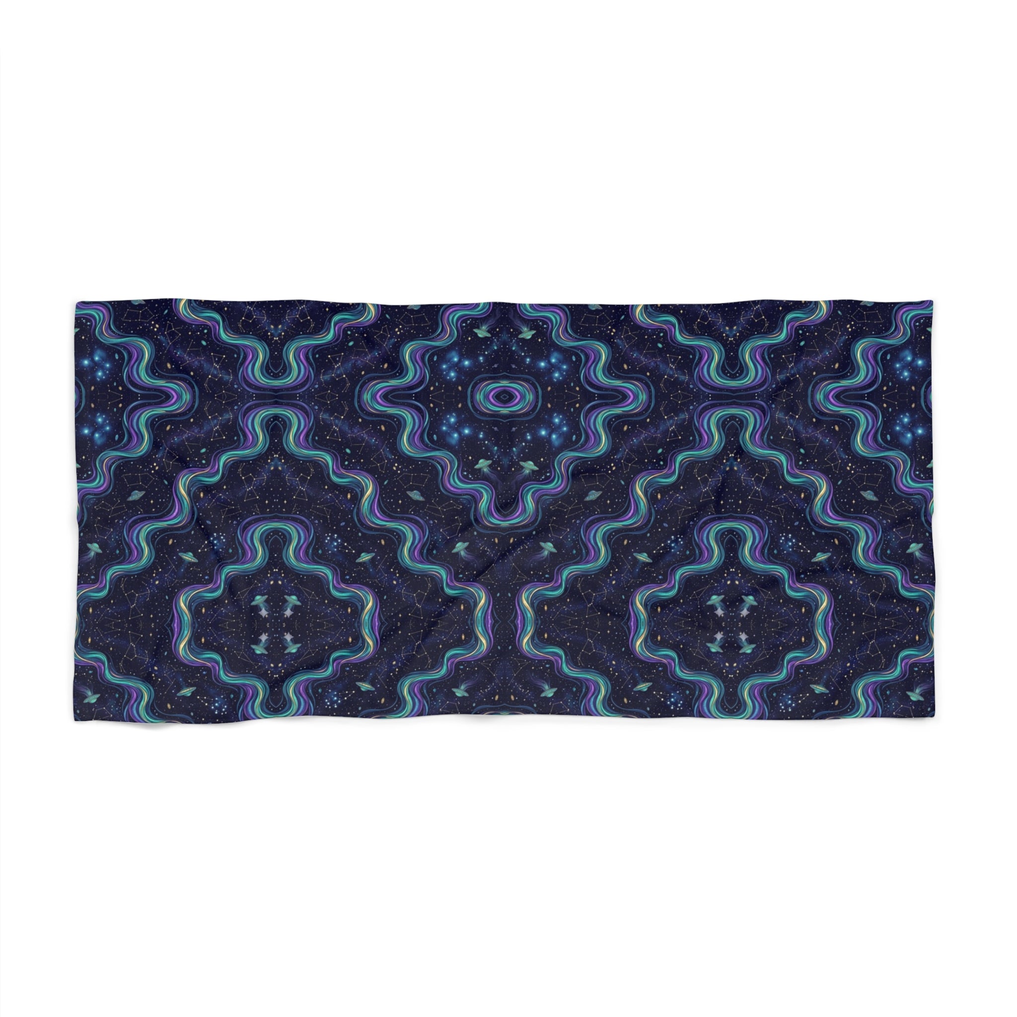 Pleiadian Aurora — Beach Towel