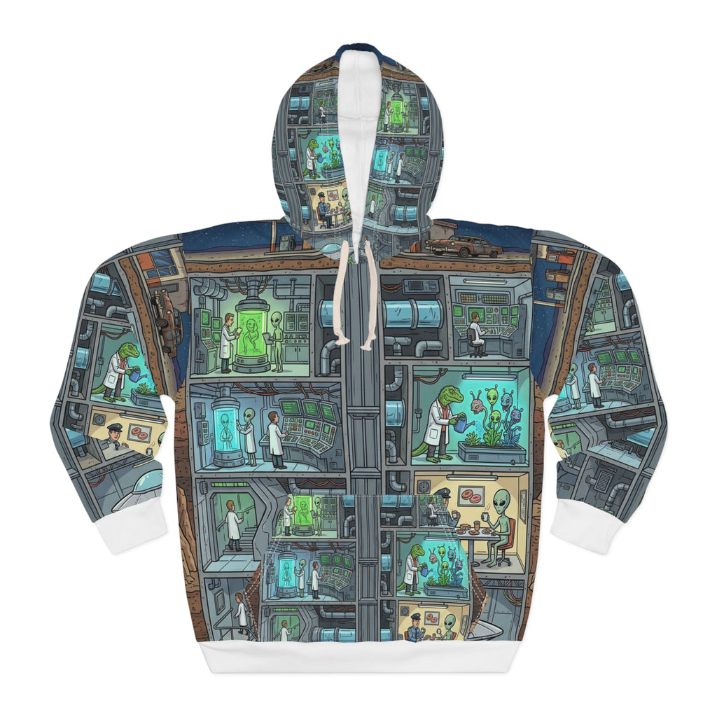 The Underground Base — All-Over Print Hoodie