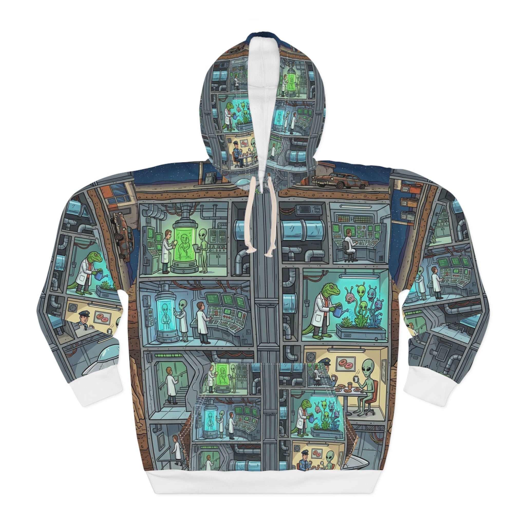 The Underground Base — All-Over Print Hoodie