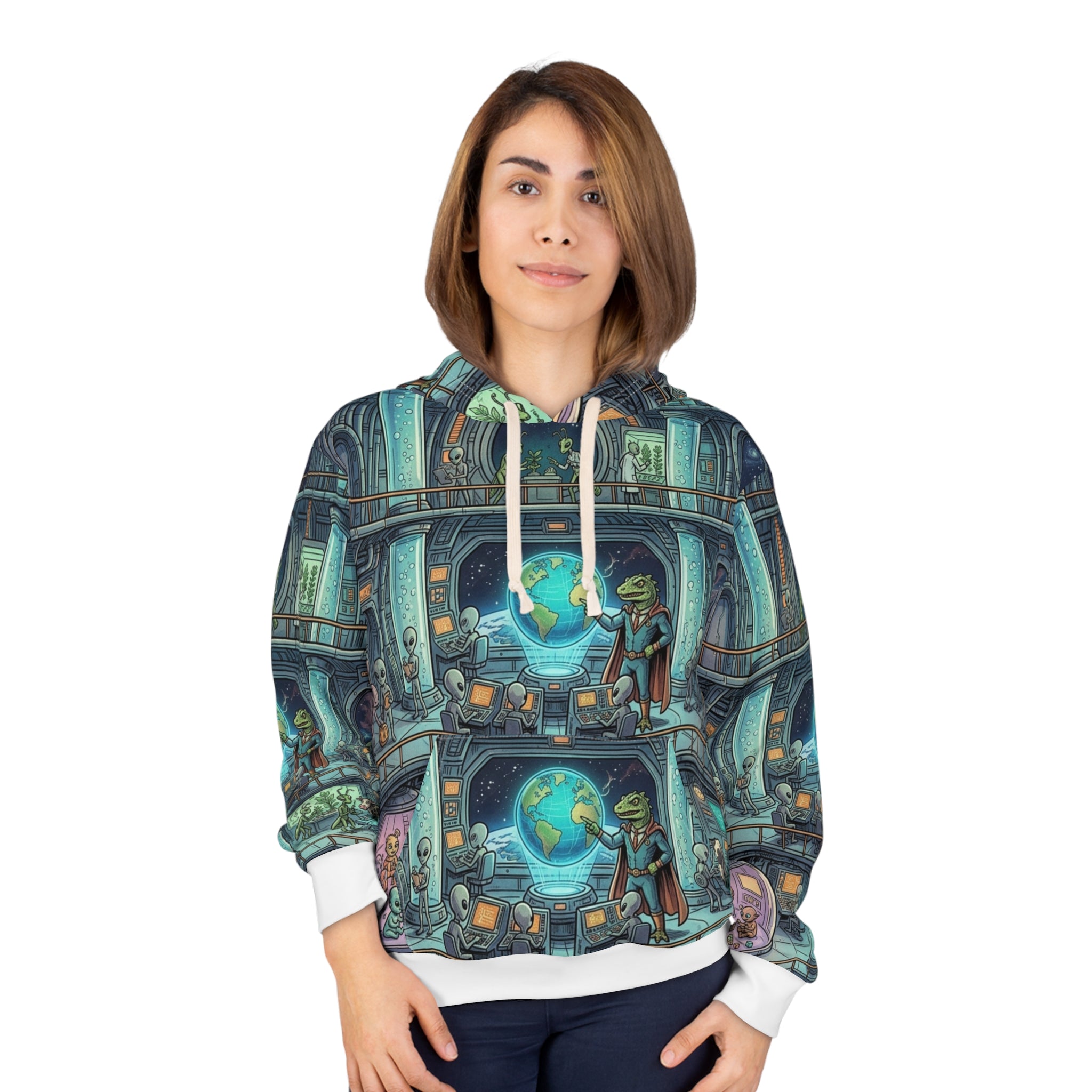 Inside the Mothership — All-Over Print Hoodie