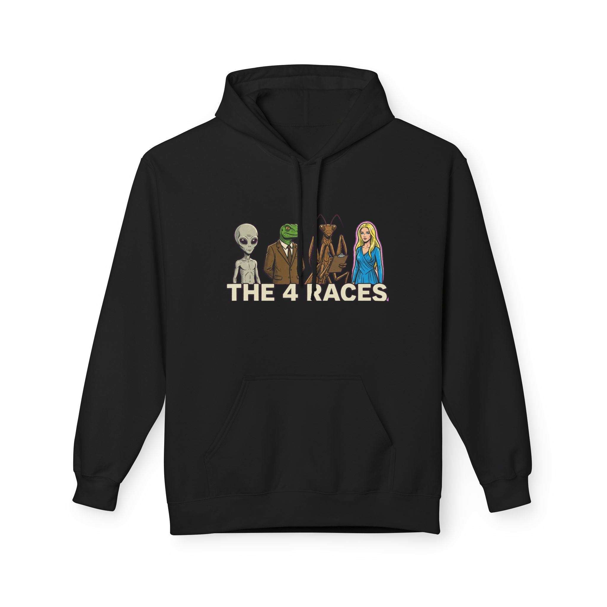 The 4 Races — Midweight Fleece Hoodie