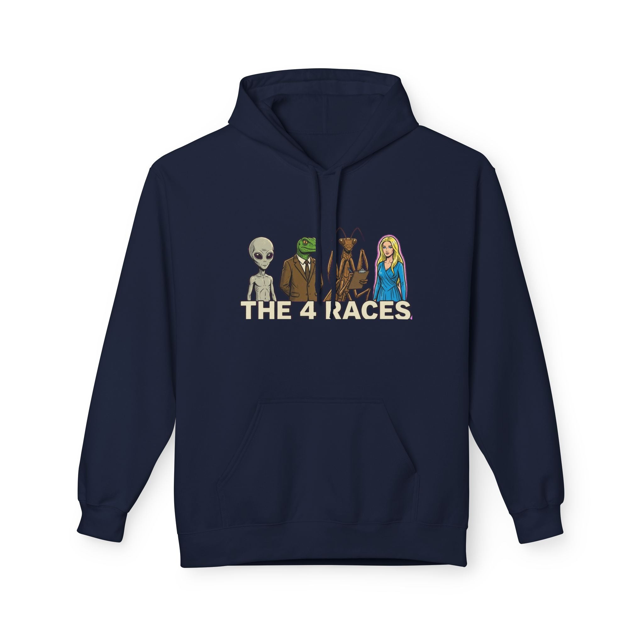 The 4 Races — Midweight Fleece Hoodie