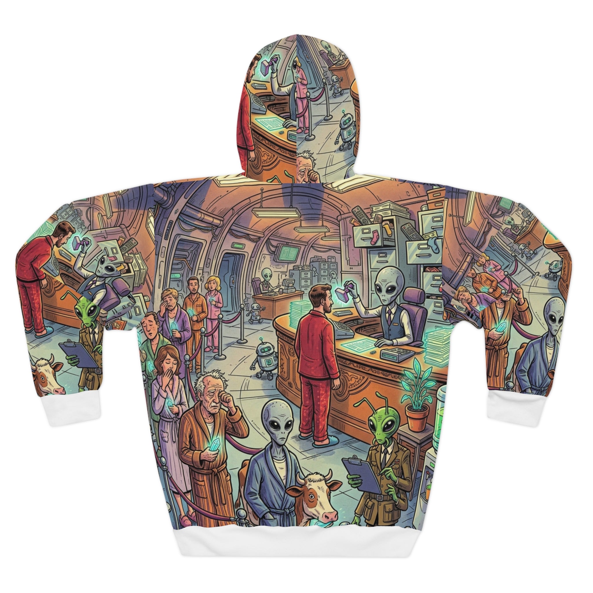 Abduction Processing Department — All-Over Print Hoodie