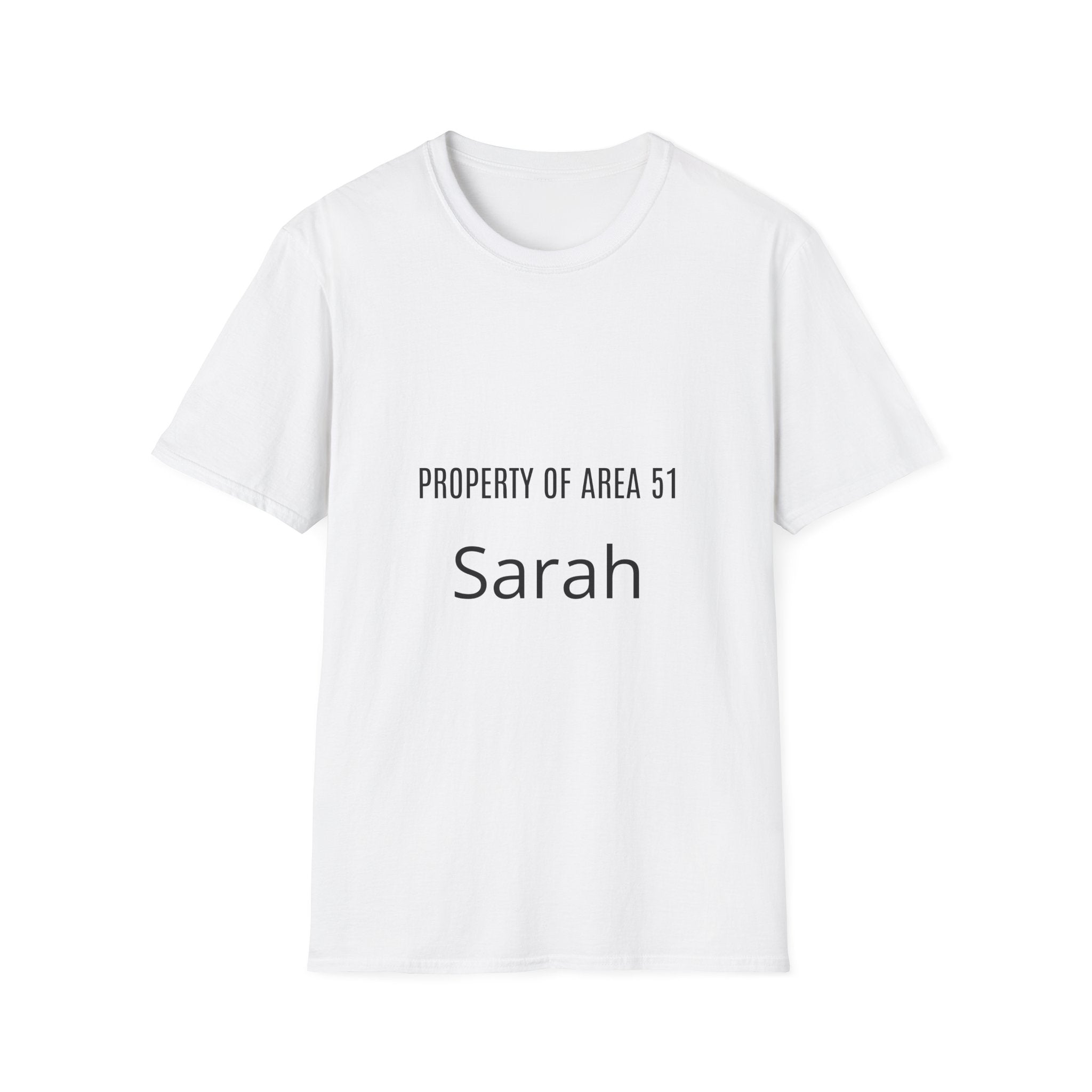 Property of Area 51 — Personalized Name Tee