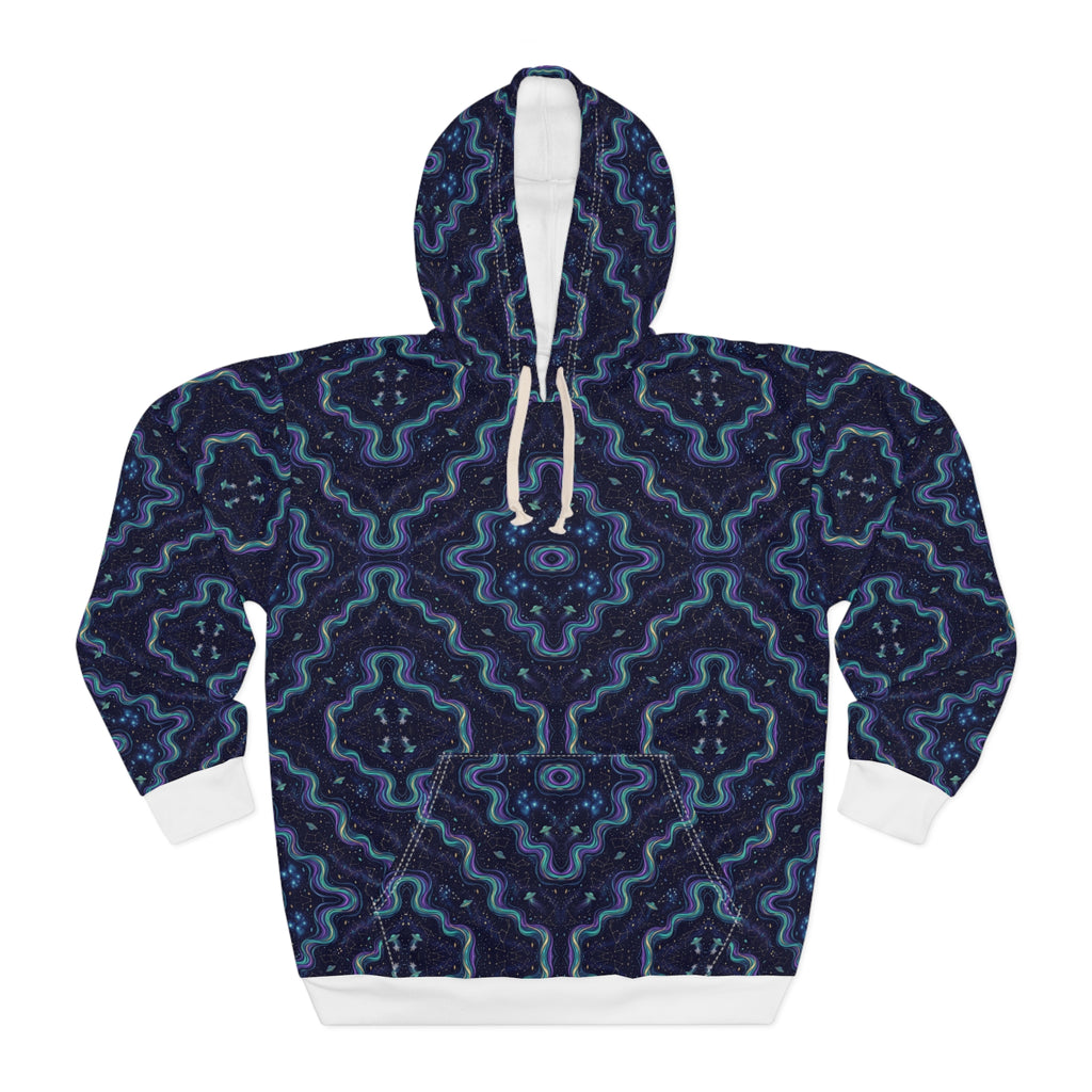 Pleiadian Aurora — All-Over Print Hoodie