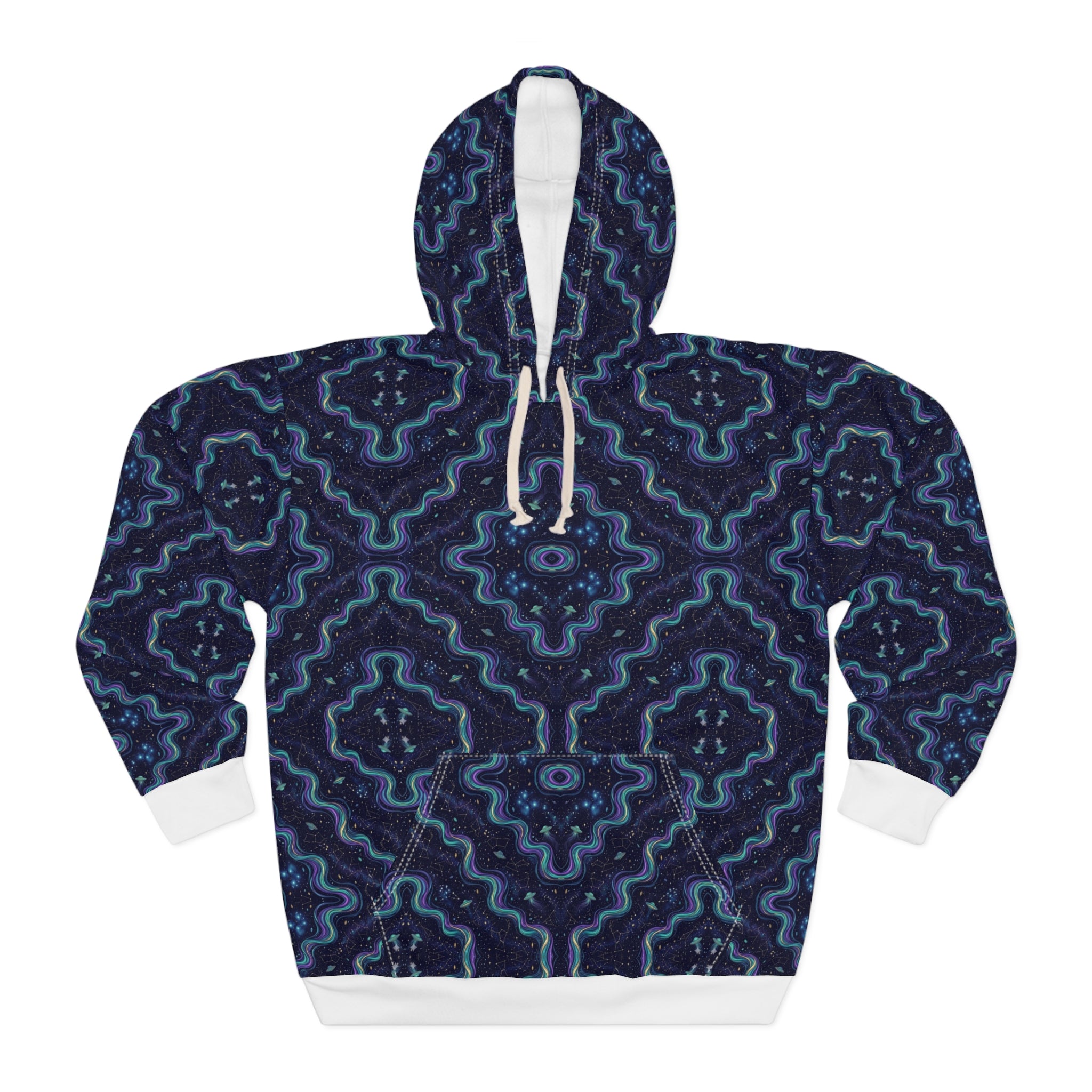 Pleiadian Aurora — All-Over Print Hoodie
