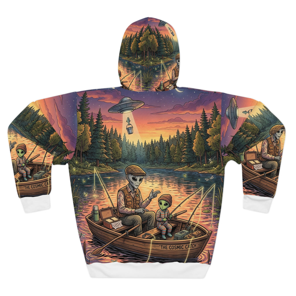 Fishing With Grandpa — All-Over Print Hoodie