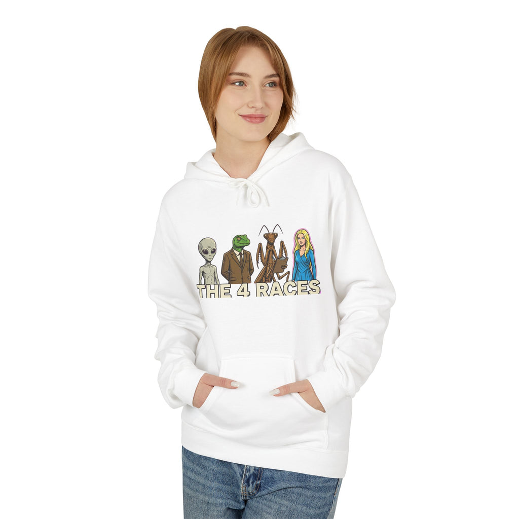 The 4 Races — Midweight Fleece Hoodie