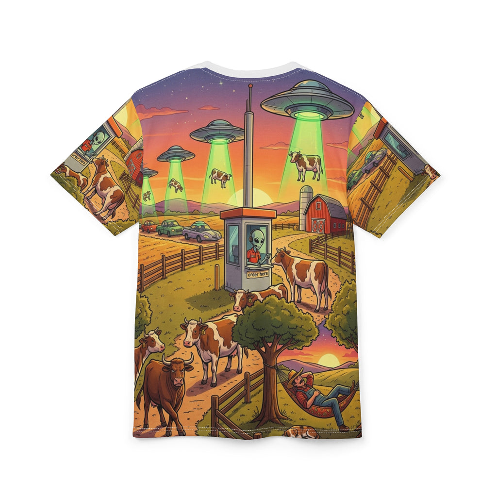 The Cattle Drive-Thru — All-Over Print Tee