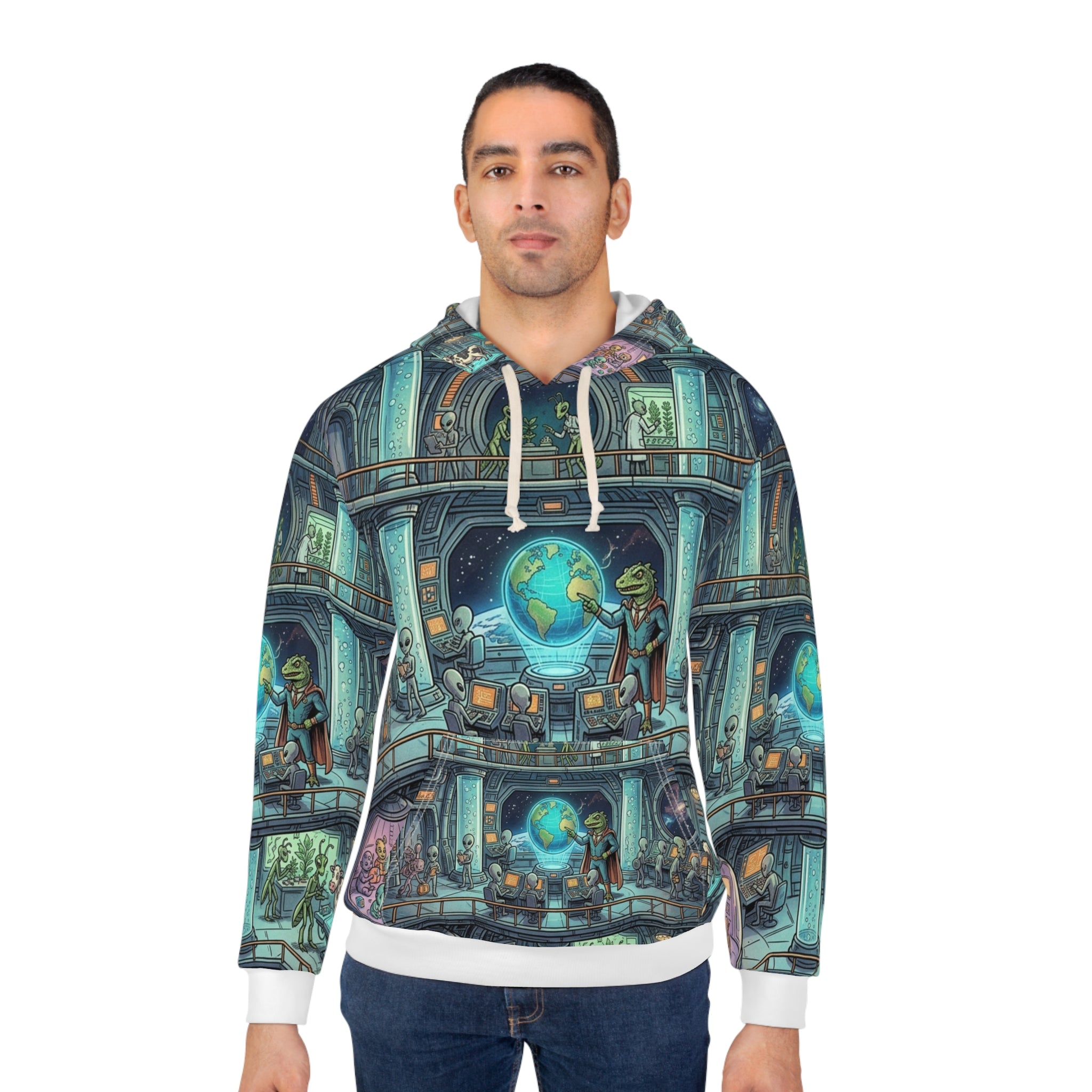 Inside the Mothership — All-Over Print Hoodie