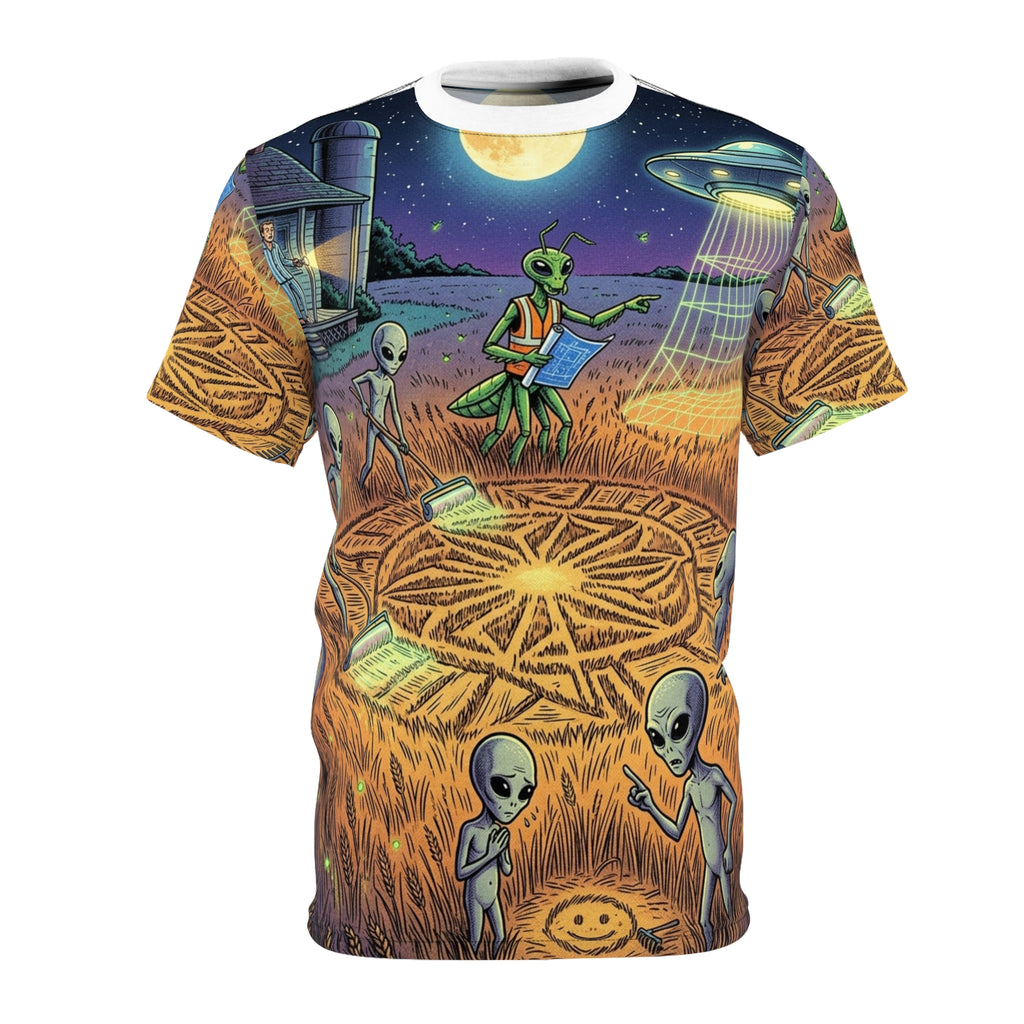 The Crop Circle Crew — All-Over Print Tee