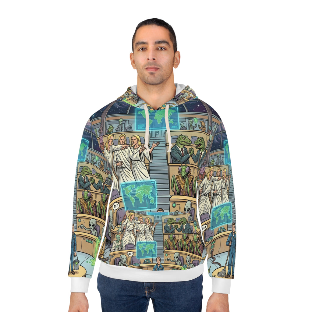 The Galactic Council — All-Over Print Hoodie