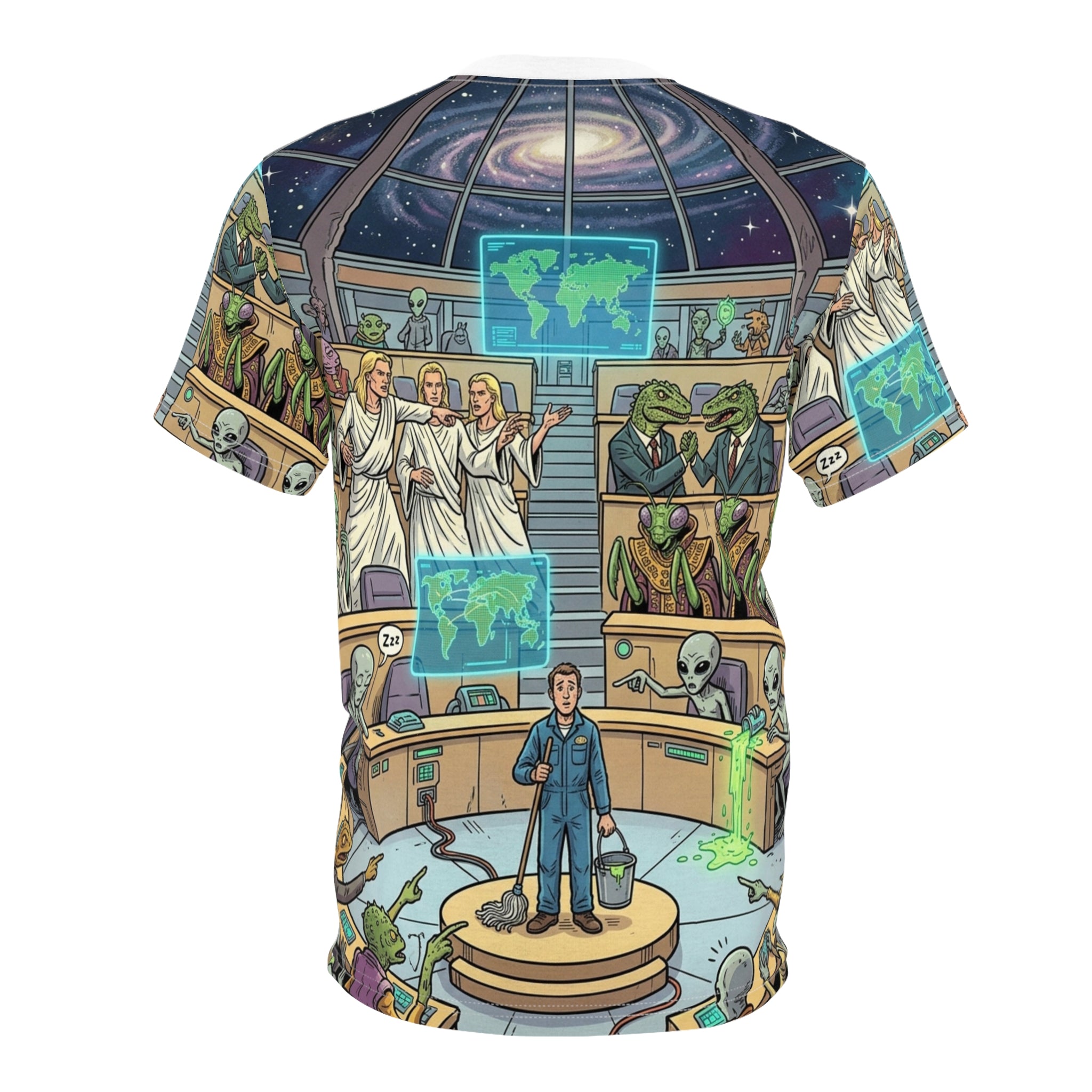 The Galactic Council — All-Over Print Tee