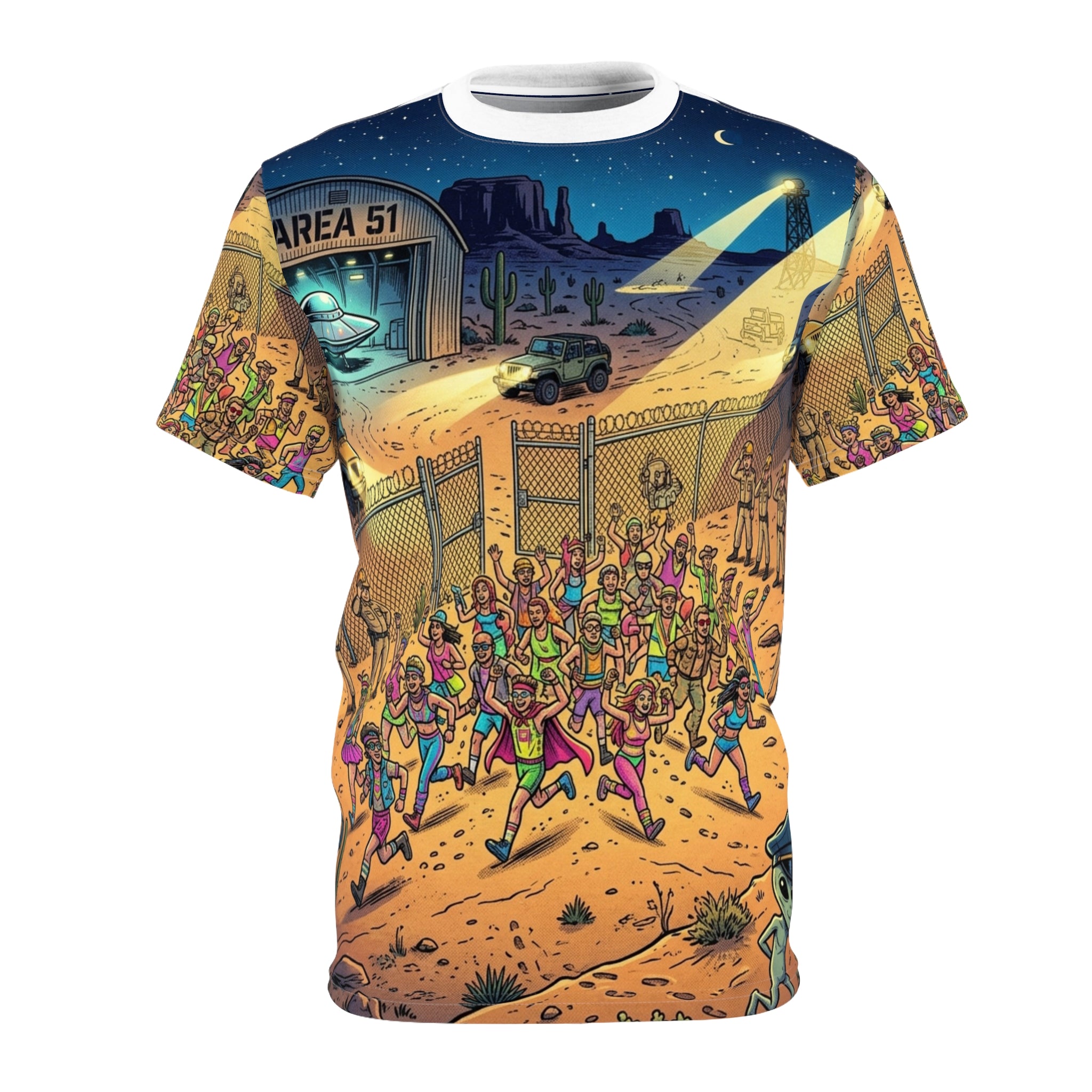 The Area 51 Raid — All-Over Print Tee