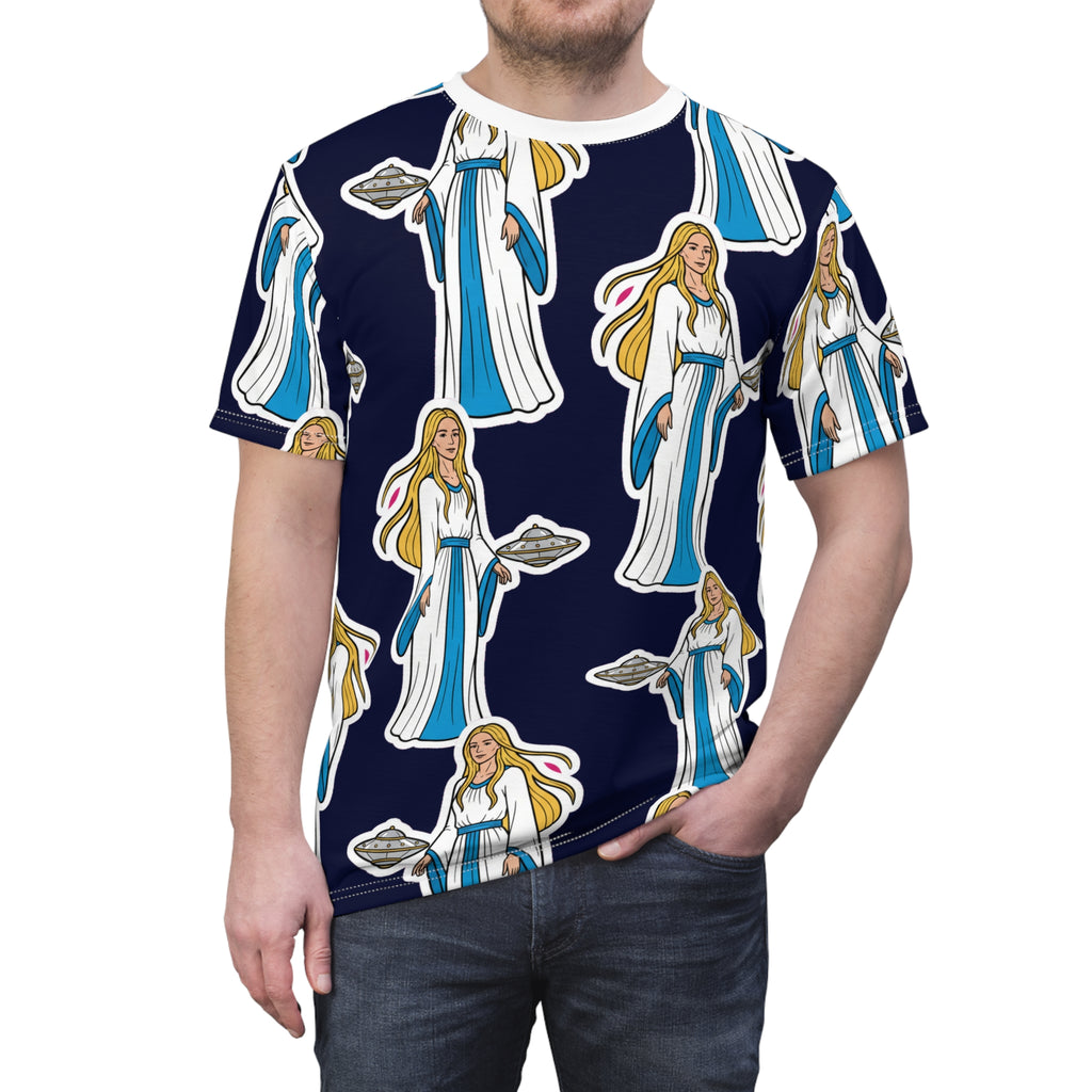 Pleiadian Beamship — All-Over Print Tee