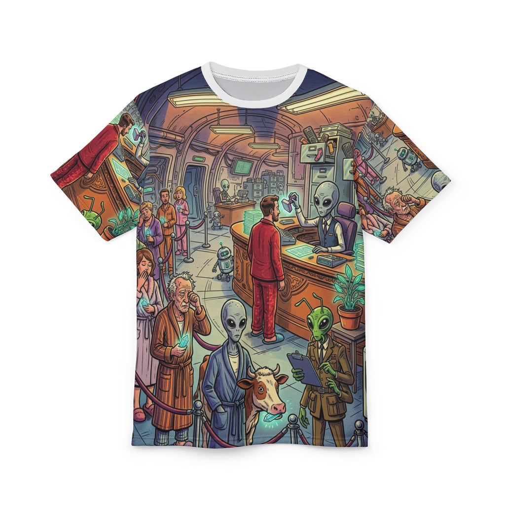 Abduction Processing Department — All-Over Print Tee