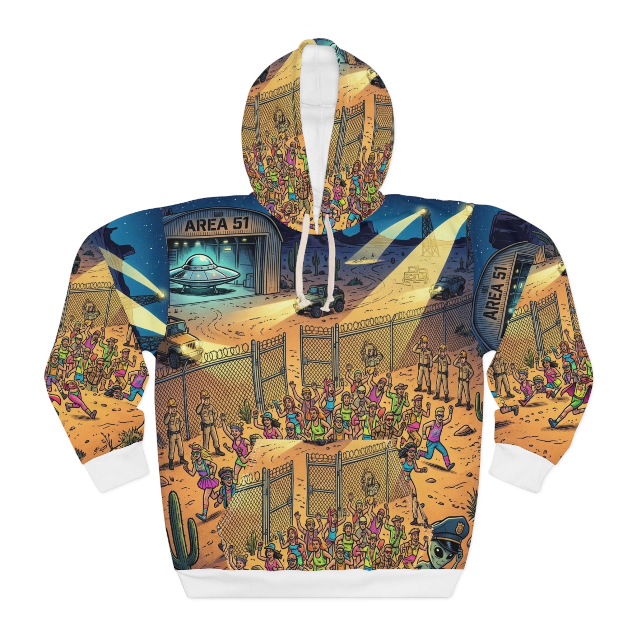 The Area 51 Raid — All-Over Print Hoodie