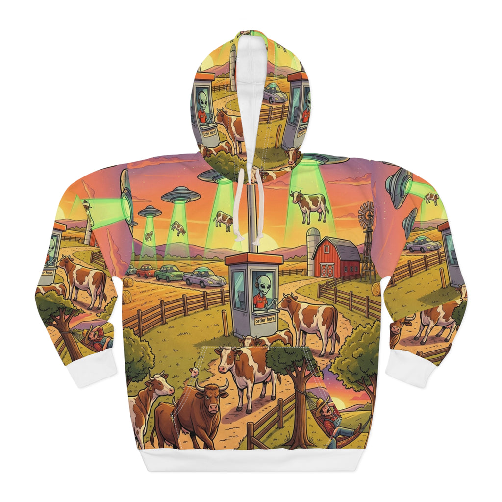 The Cattle Drive-Thru — All-Over Print Hoodie