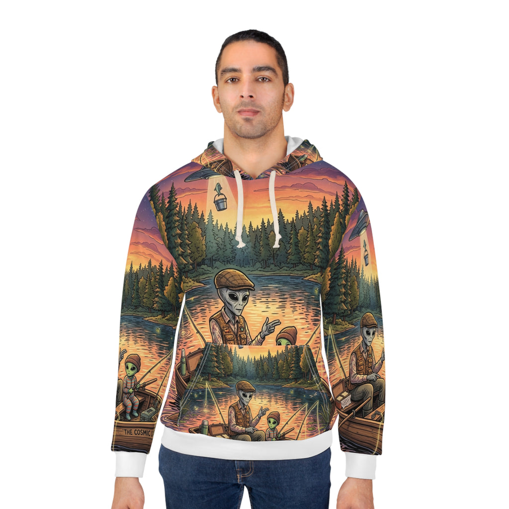 Fishing With Grandpa — All-Over Print Hoodie