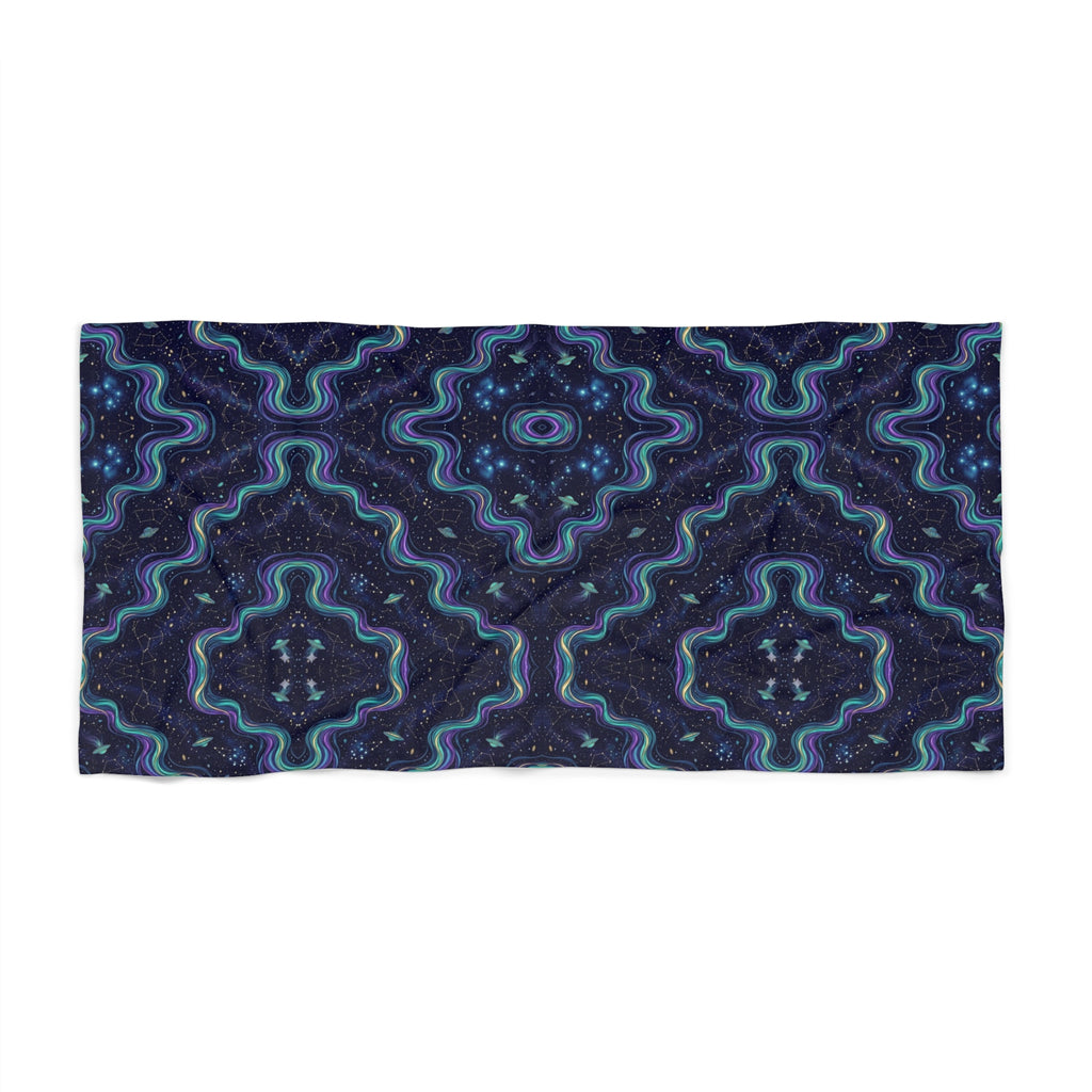 Pleiadian Aurora — Beach Towel