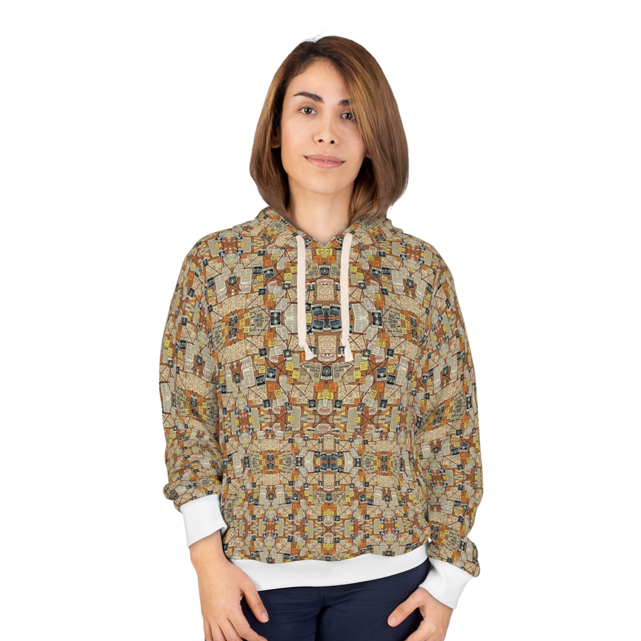 The Evidence Board — All-Over Print Hoodie