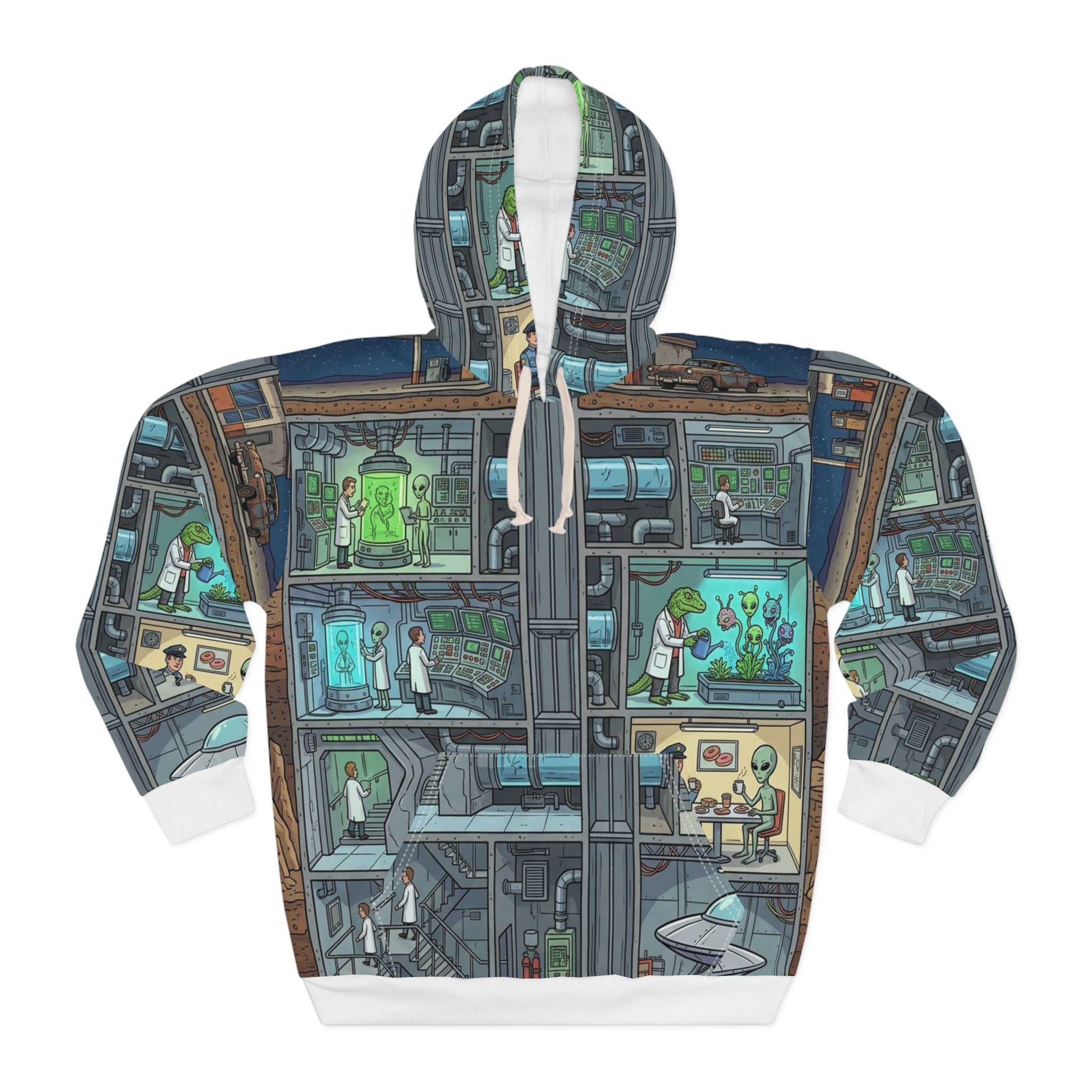 The Underground Base — All-Over Print Hoodie