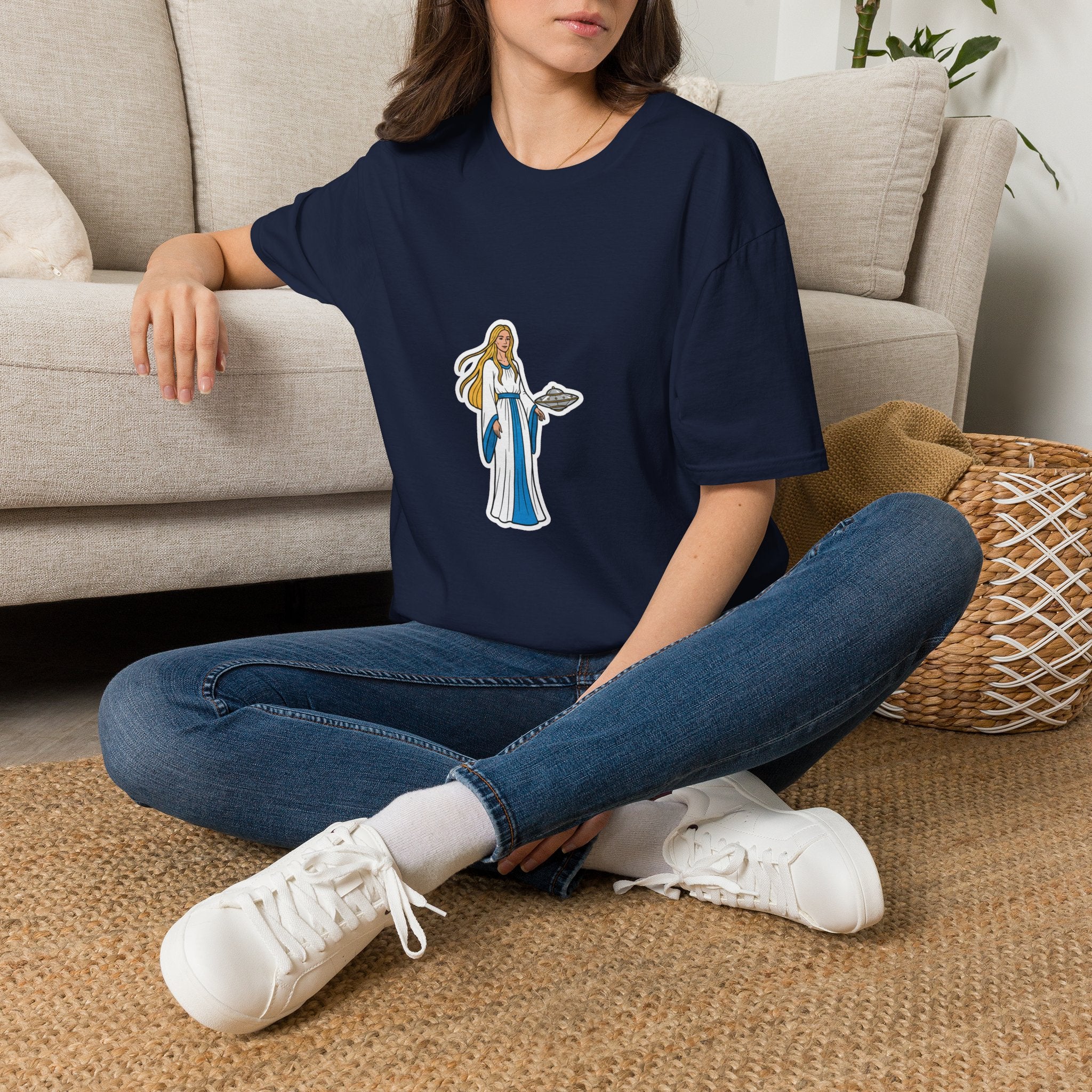 Pleiadian Beamship — Nordic Alien Tee