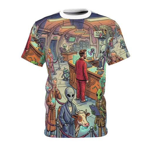 Abduction Processing Department — All-Over Print Tee