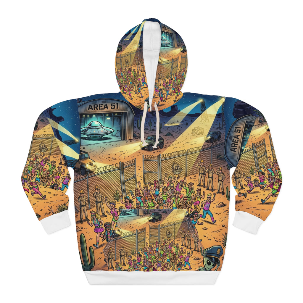 The Area 51 Raid — All-Over Print Hoodie