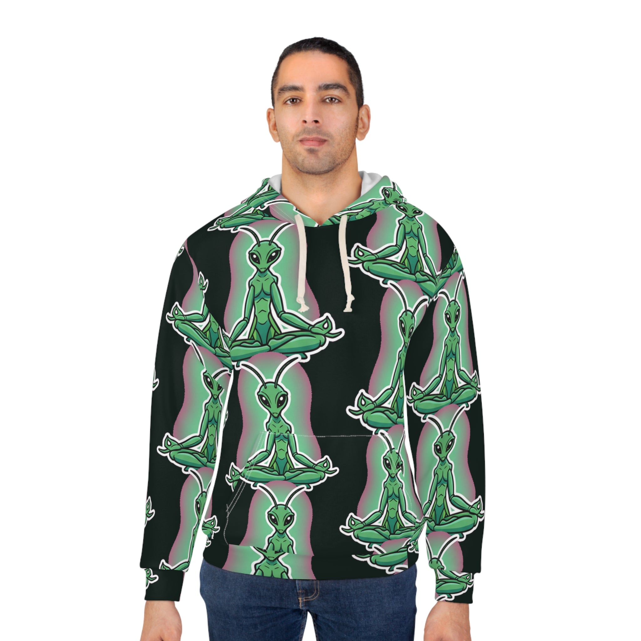 Mantid Meditation — All-Over Print Hoodie