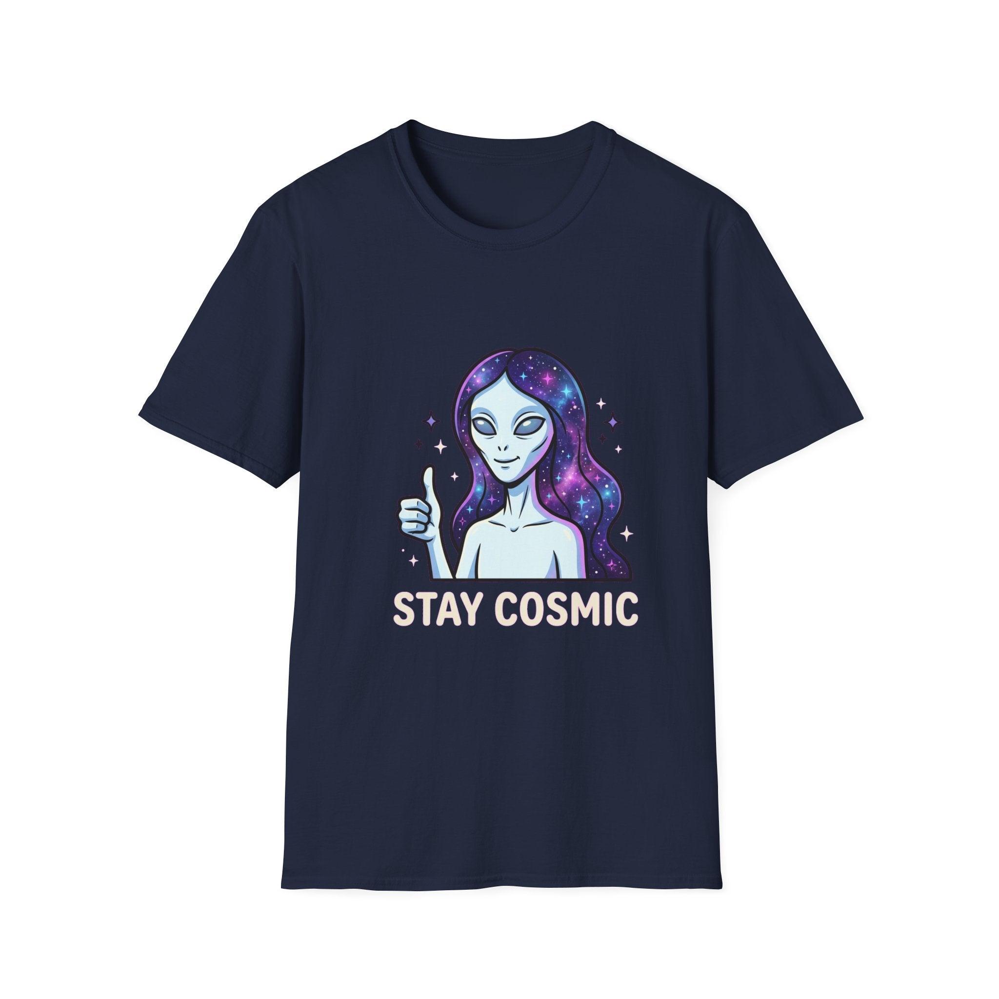 Stay Cosmic — Nordic Alien Tee