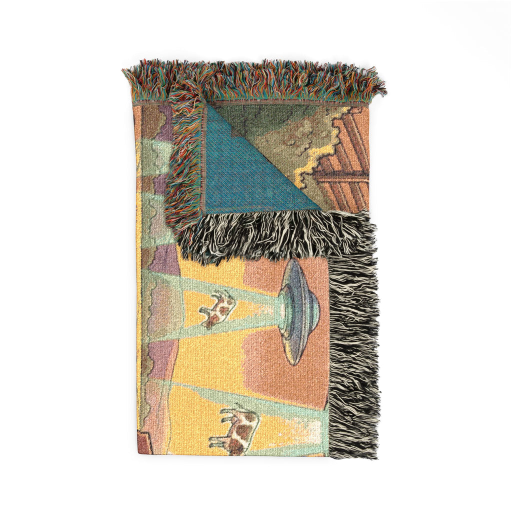 The Cattle Drive-Thru — Woven Blanket