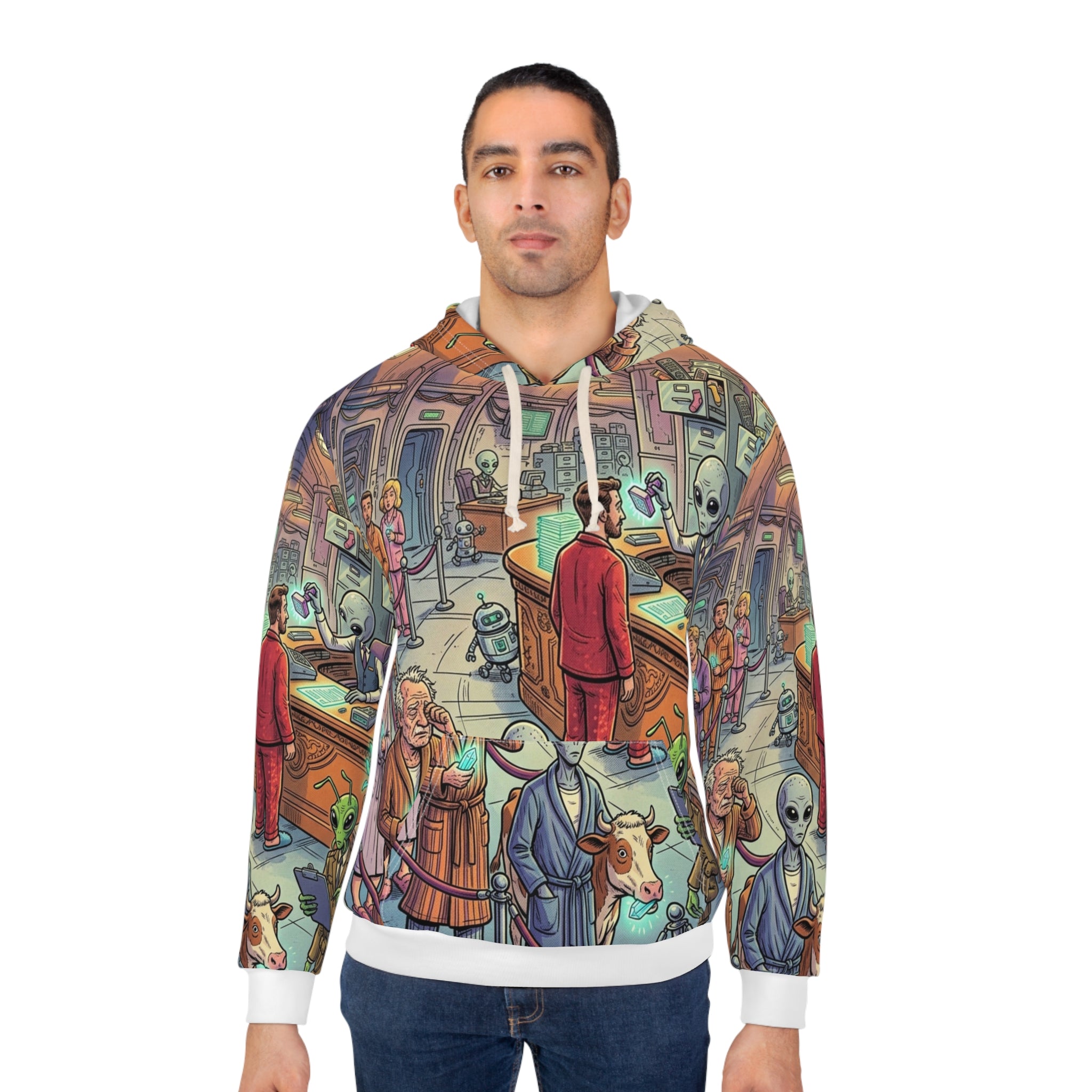 Abduction Processing Department — All-Over Print Hoodie