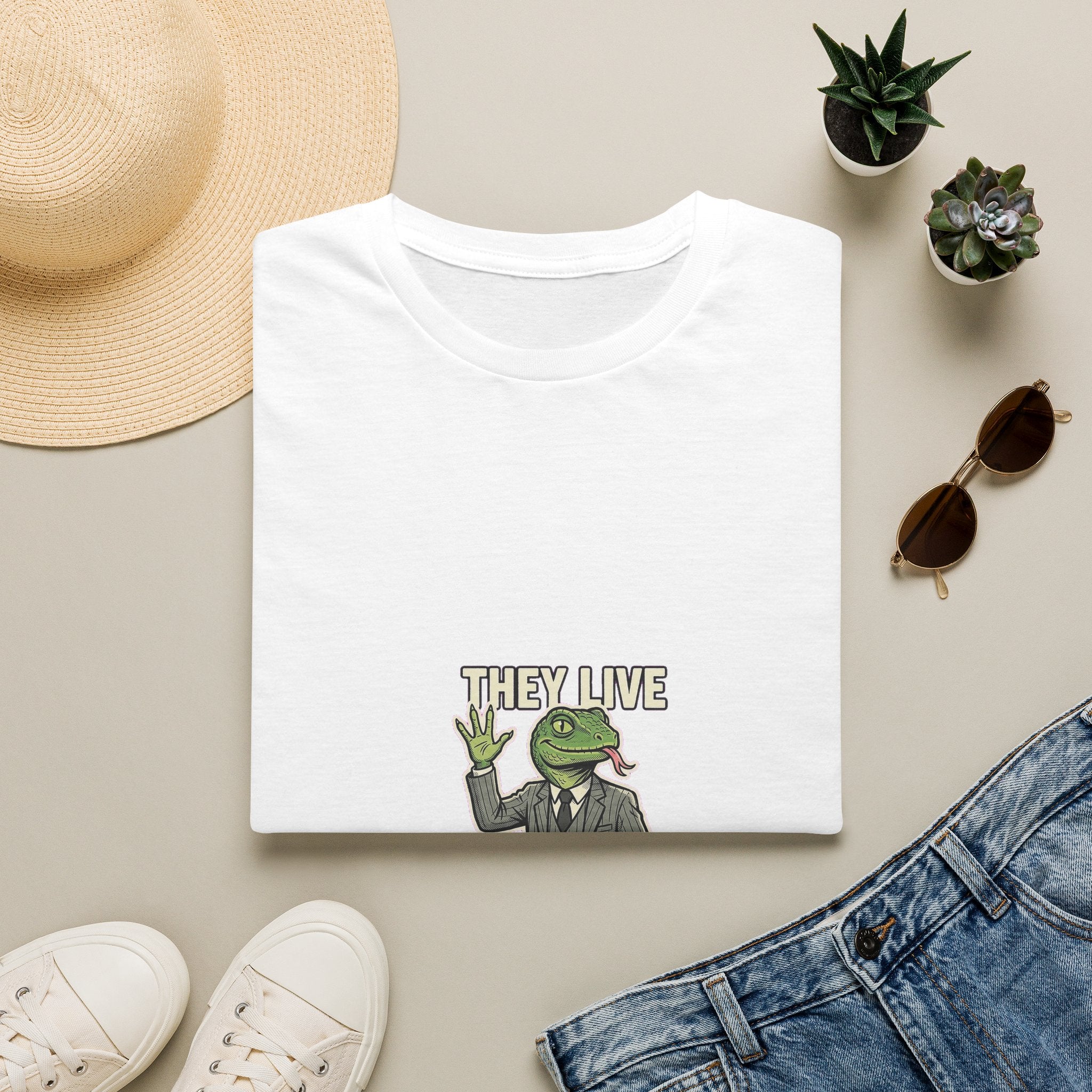 They Live Among Us — Reptilian Tee